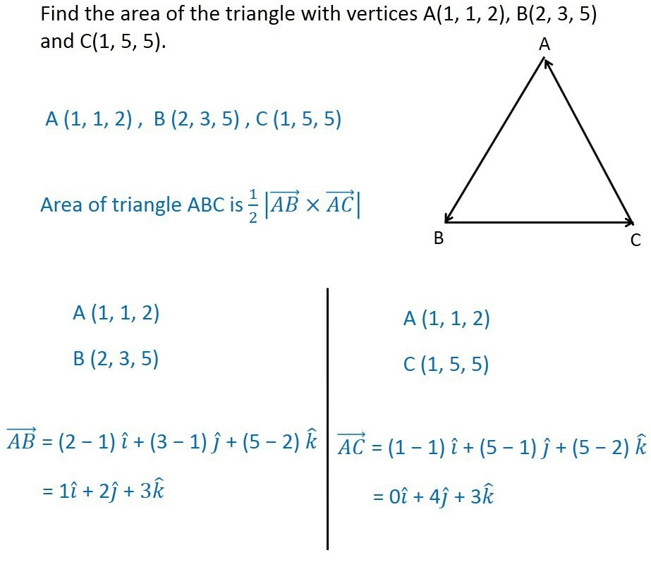 Wallpaper #NWfA5ZIBSpphPi3-3TGk257 Using Vectors Find the Area of Triangle with Vertices A235b358