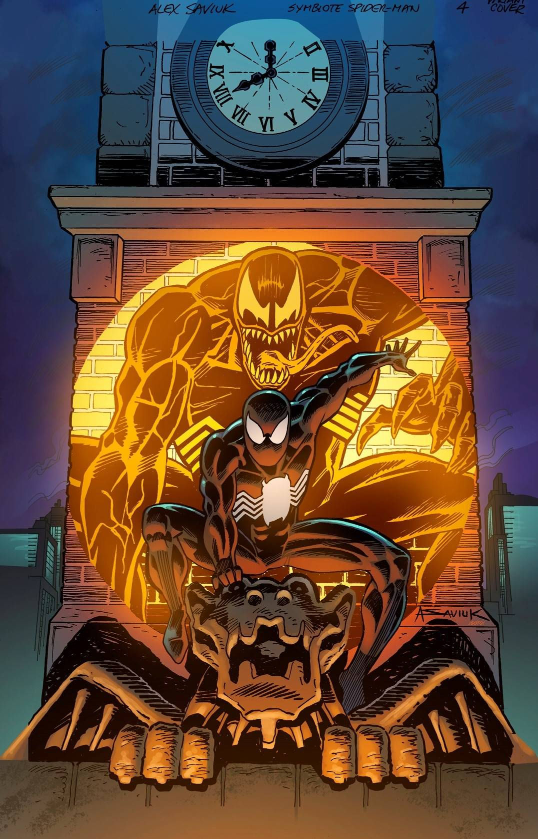 Wallpaper #uhklH48BtGB6xQ78Nnr948 May190841 Symbiote Spider Man 4 of 5 Saviuk Var Previews World