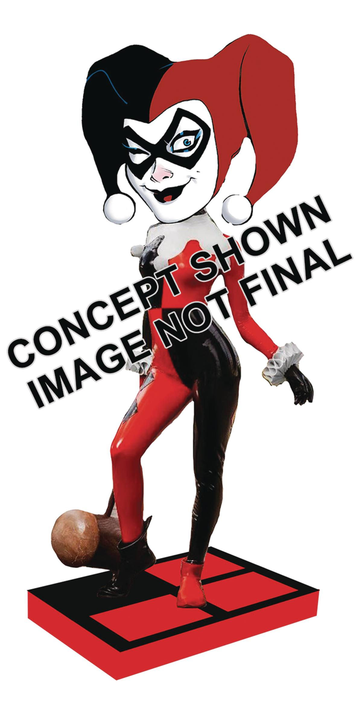 Wallpaper #YWcr-5IBSpphPi3-CZPD306 Jan199362 DC Heroes Classic Harley Quinn Head Knocker Previews World