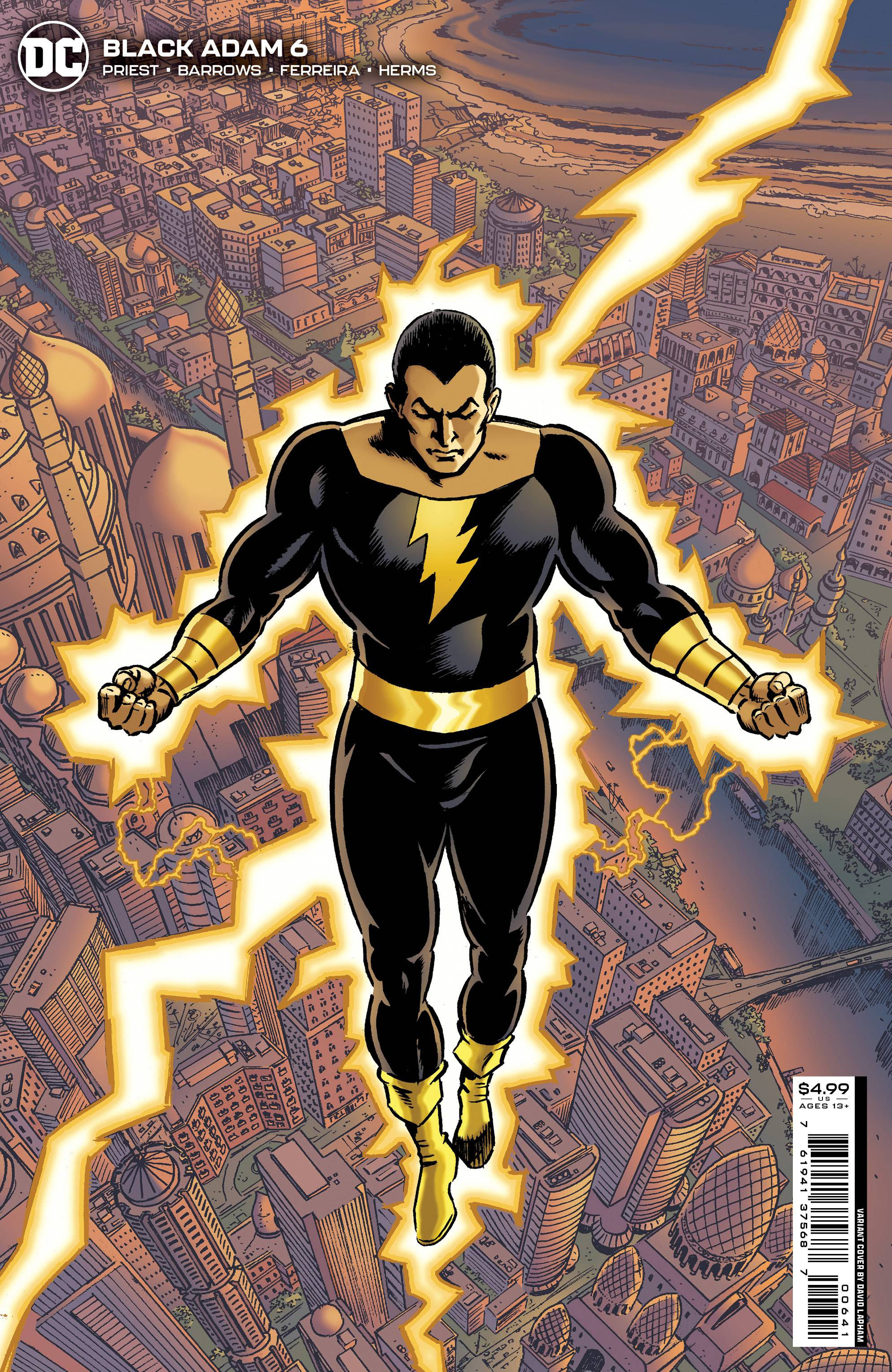 Wallpaper #vB0hLpMBlOZrFDOkktJf210 Sep223467 Black Adam 6 Cvr C Lapham Previews World