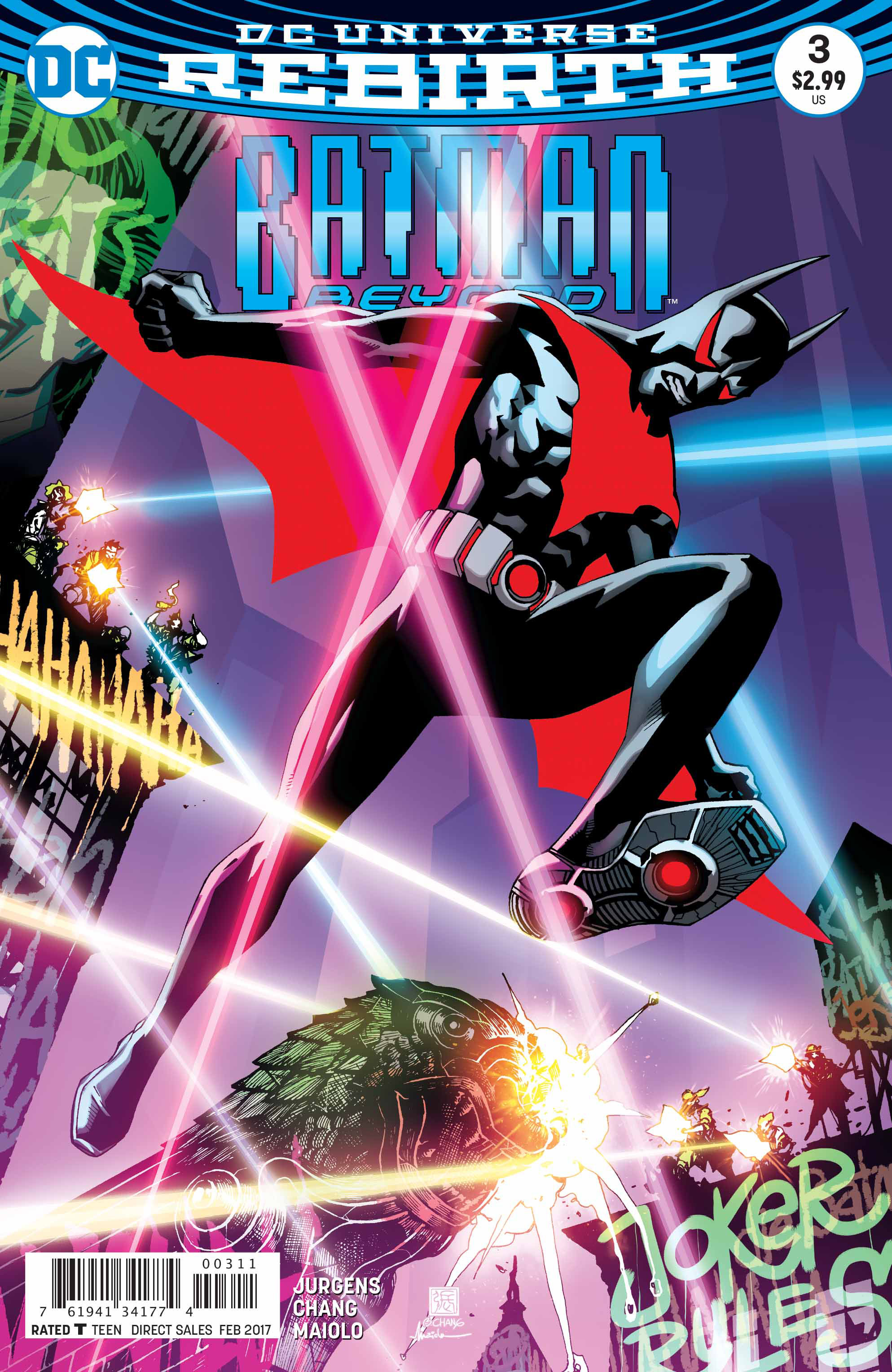 Wallpaper #OzWFk5cBk_lpvpalk5YD54 Oct160167 Batman Beyond 3 Previews World