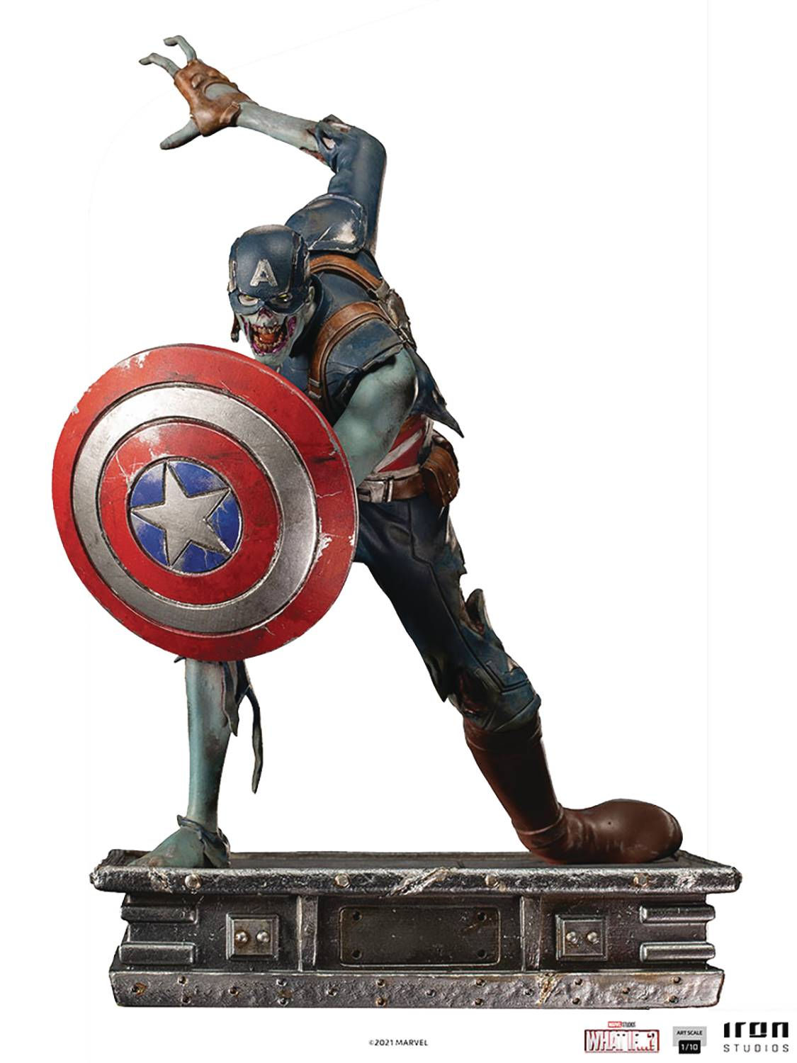 Wallpaper #nTEINpMB5zzyi_yYaFjH78 Jun229258 Marvel What if Captain America Zombie Art Scale 110 Statue