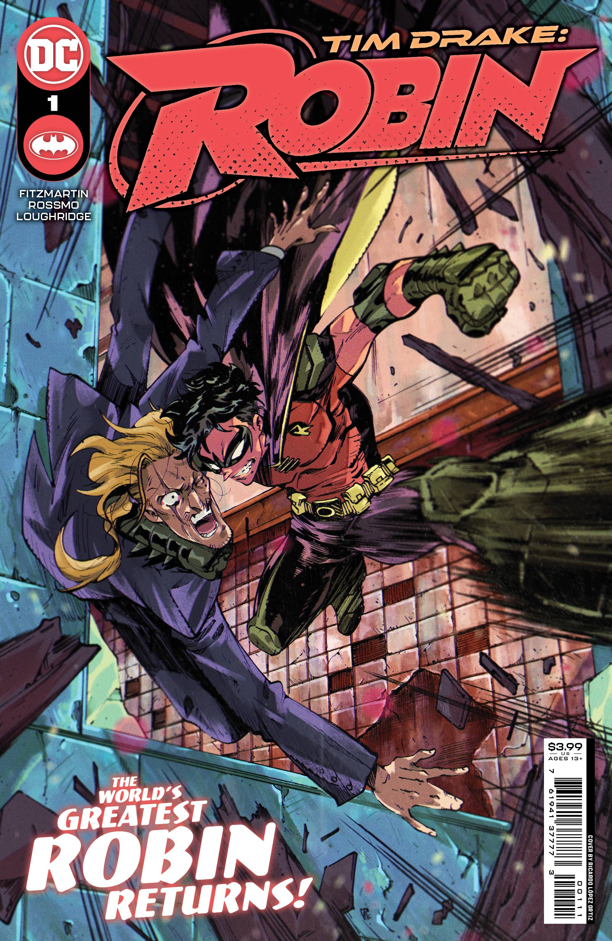 Wallpaper #aRdGPpMBPLD5_VENid-e192 Jul223660 Tim Drake Robin 1 Cvr a Ortiz Previews World