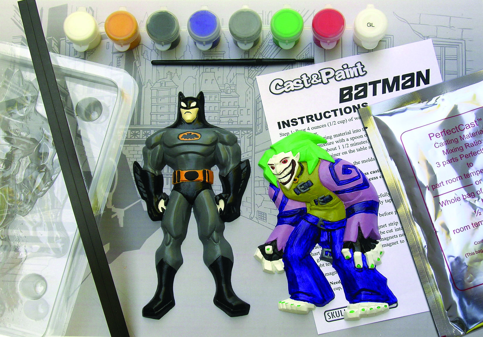 Wallpaper #SlP0NJMBYjRkjcHsIejk240 Oct074339 Cast Paint Batman Joker Kit Previews World