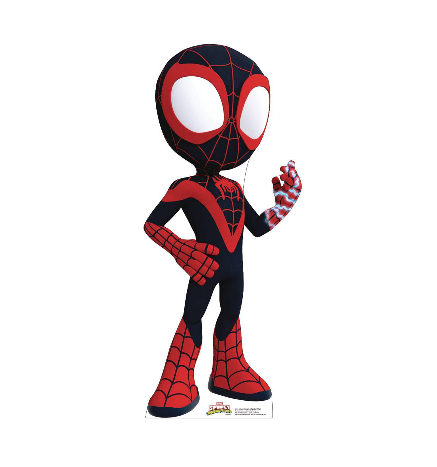 Wallpaper #Ix3SLZMBlOZrFDOkl9Jx95 Mar222703 Marvel Spidey His Amazing Friends Miles Morales Standee