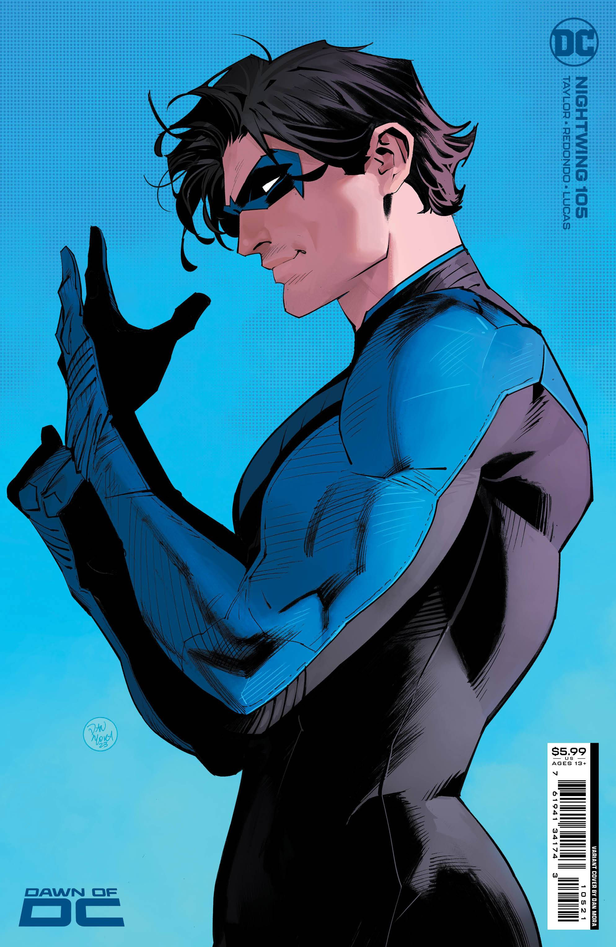 Wallpaper #smeq_5IBSpphPi3-zaNu33 Apr232547 Nightwing 105 Cvr B Dan Mora Card Stock Var Previews World