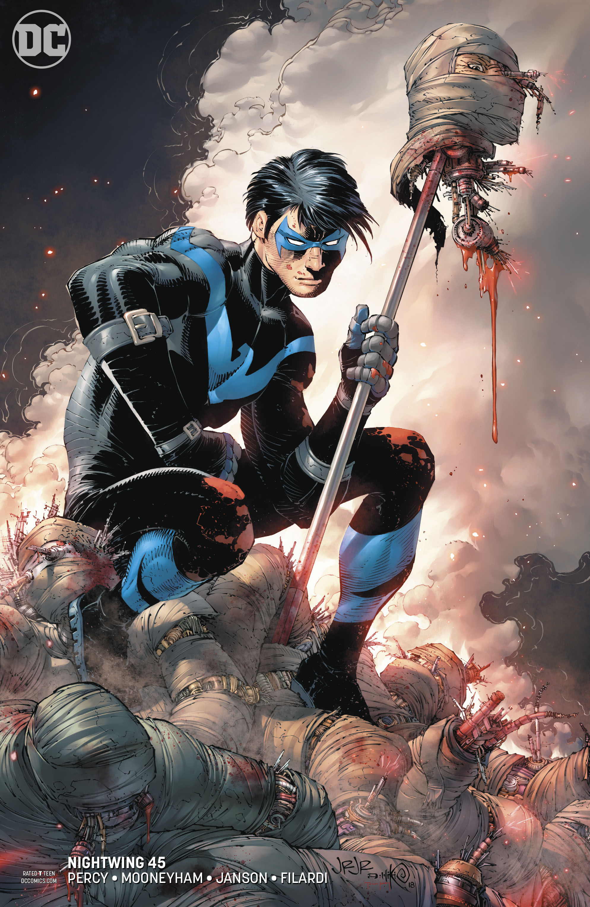 Wallpaper #CRn9H48BtGB6xQ789H3v37 Apr180223 Nightwing 45 Var Ed Previews World