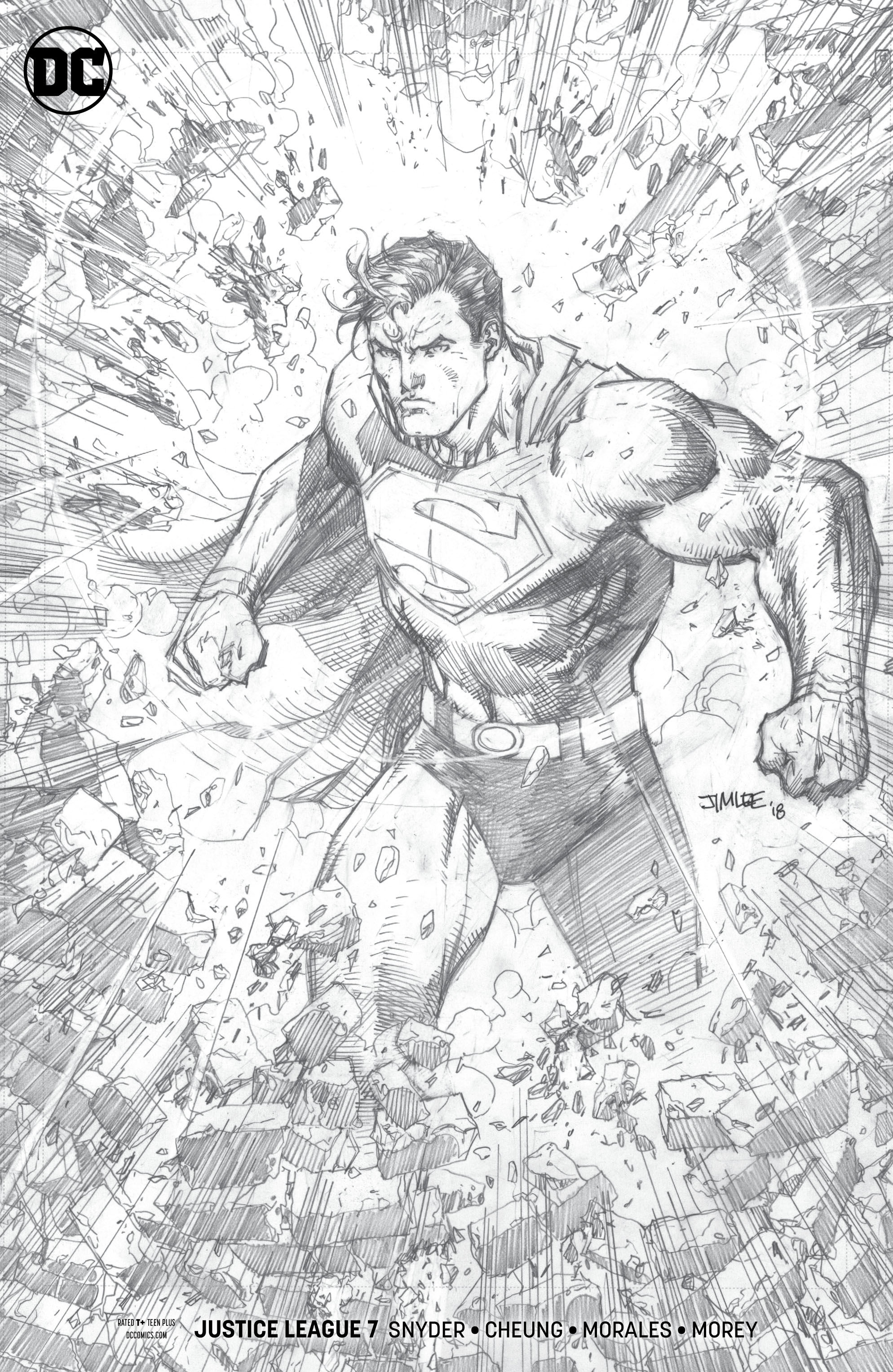 Wallpaper #xGdJ95IBSpphPi3-d4V5100 Jul180663 Justice League 7 Jim Lee Pencil Var Ed Previews World