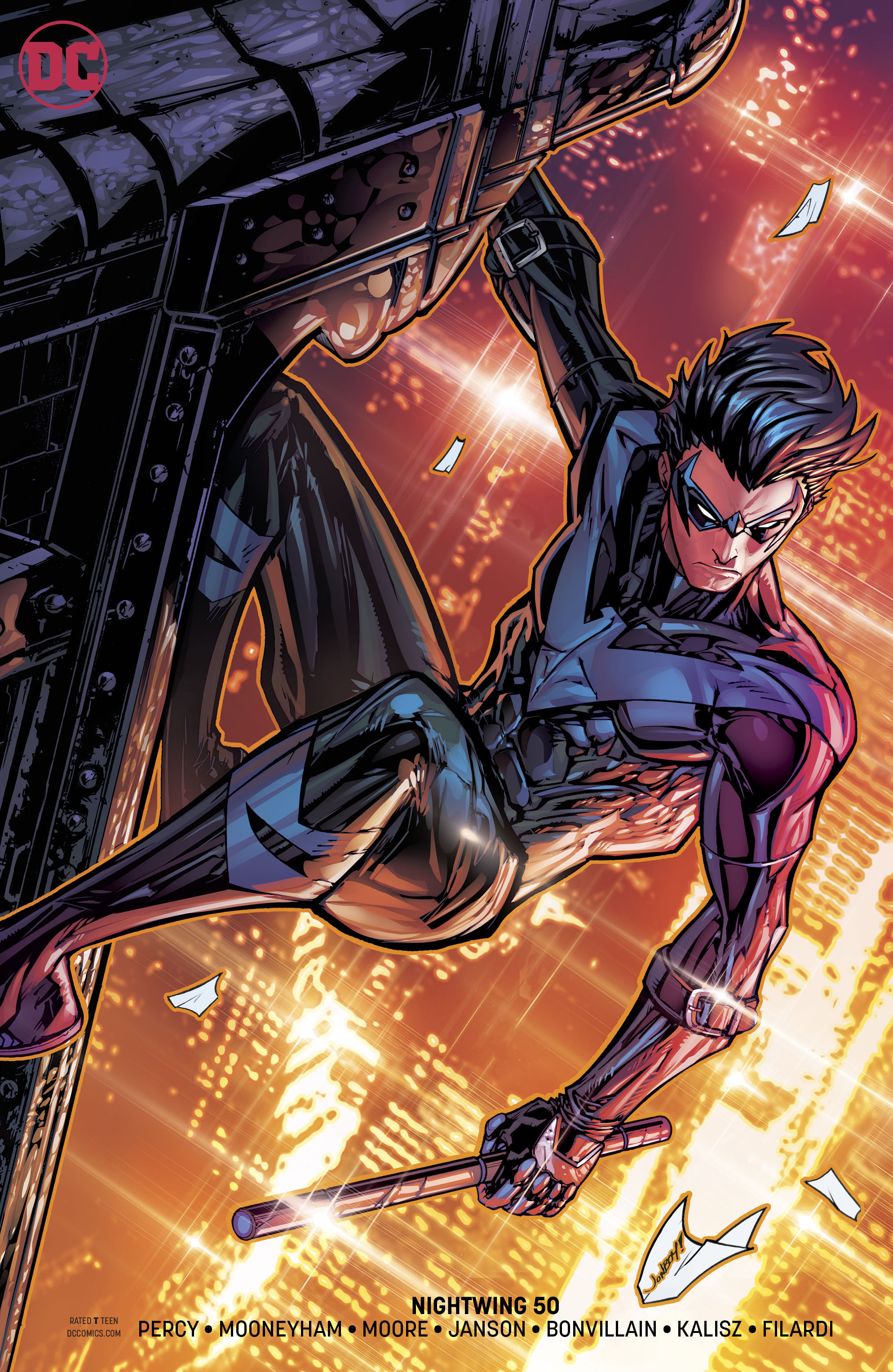 Wallpaper #CVjgM5MBzN9vxX34iDra212 Aug180547 Nightwing 50 Var Ed Previews World