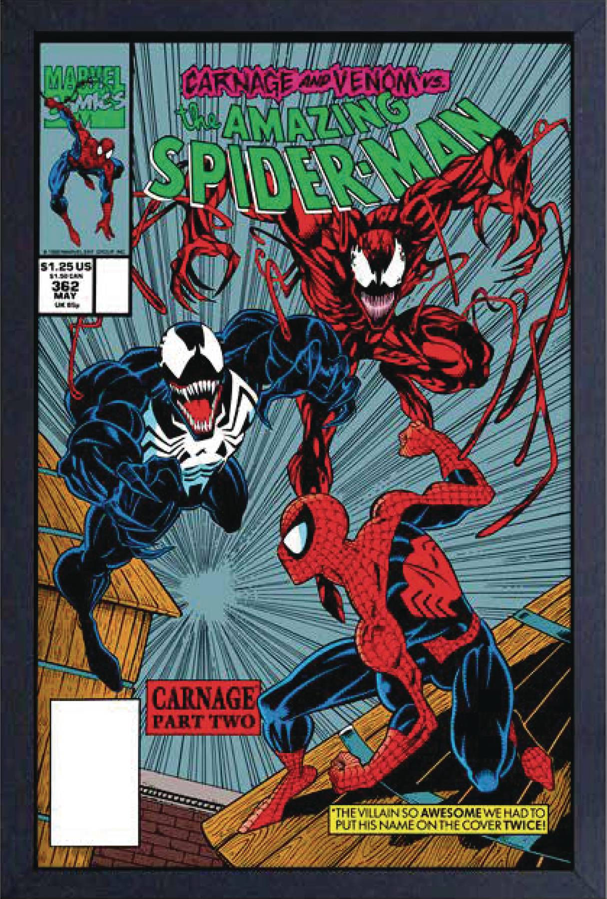 Wallpaper #E0C9MZMBJhL2WPbaBMgr267 Dec228517 Spiderman Venomcarnage Comic Framed Print Previews World