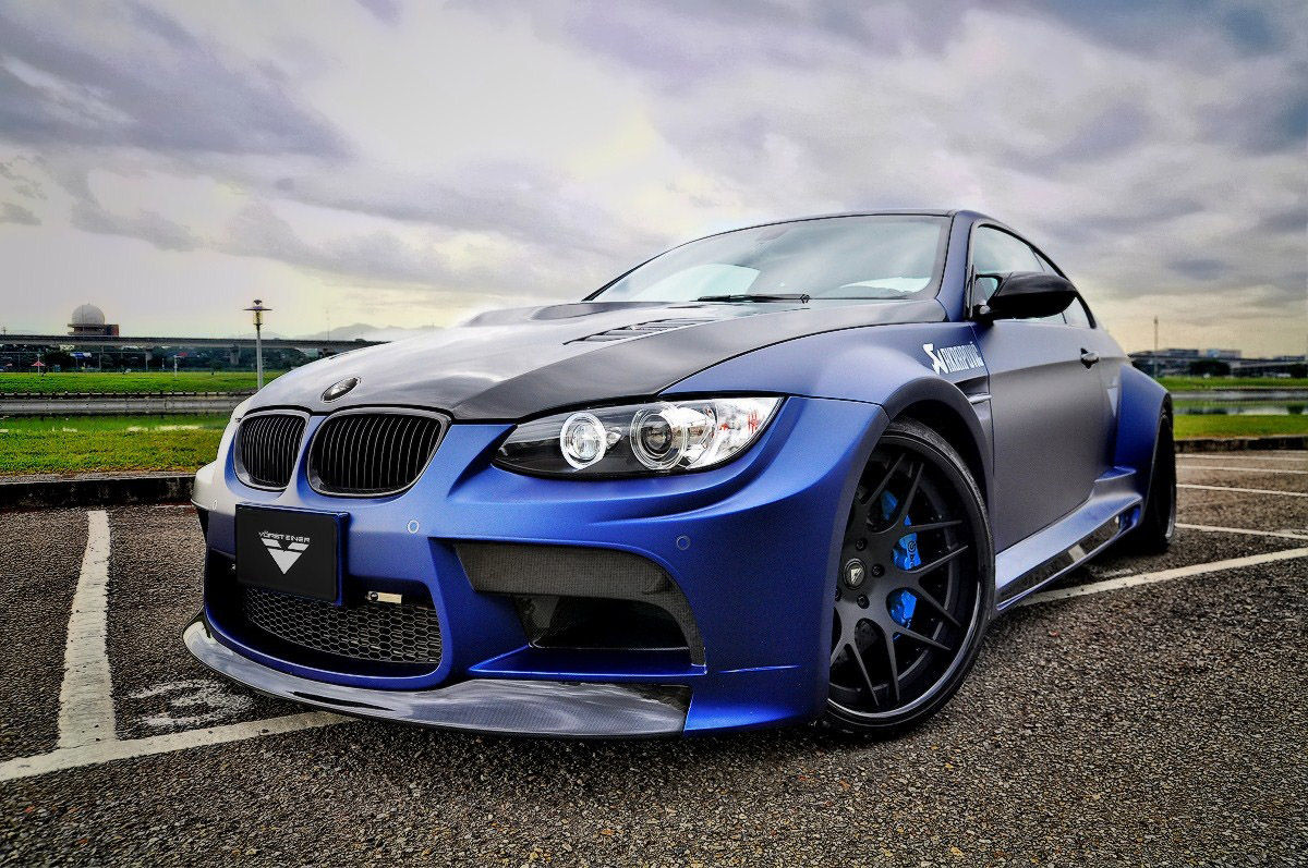 Wallpaper #_kWClY4B7YBJg1BV259V9 A Blue BMW M3 Gtrs3 by Vorsteiner