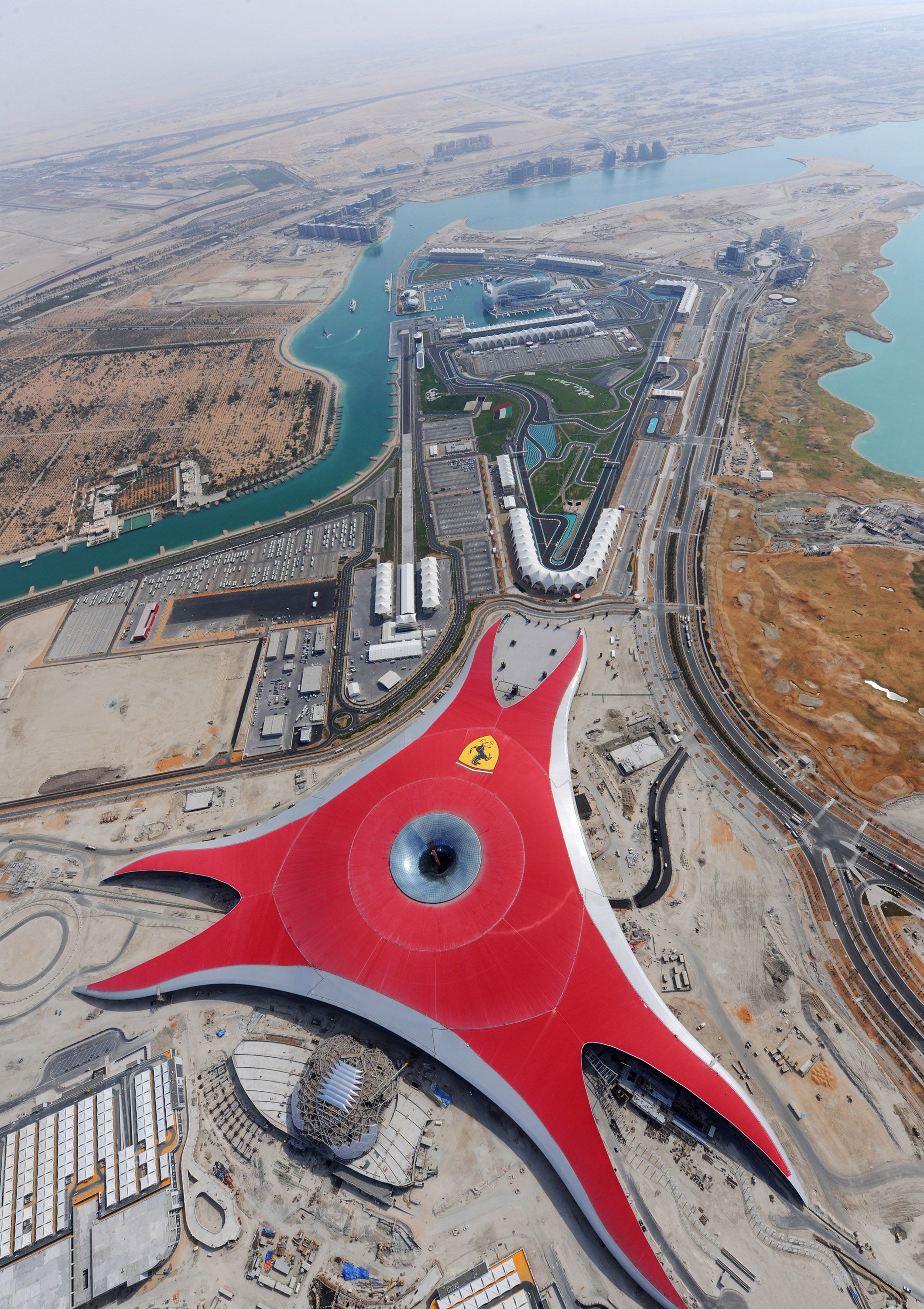 Wallpaper #0EUIlY4B7YBJg1BV4p-S9 Ferrari World Abu Dhabi Brings the Space to Your Face