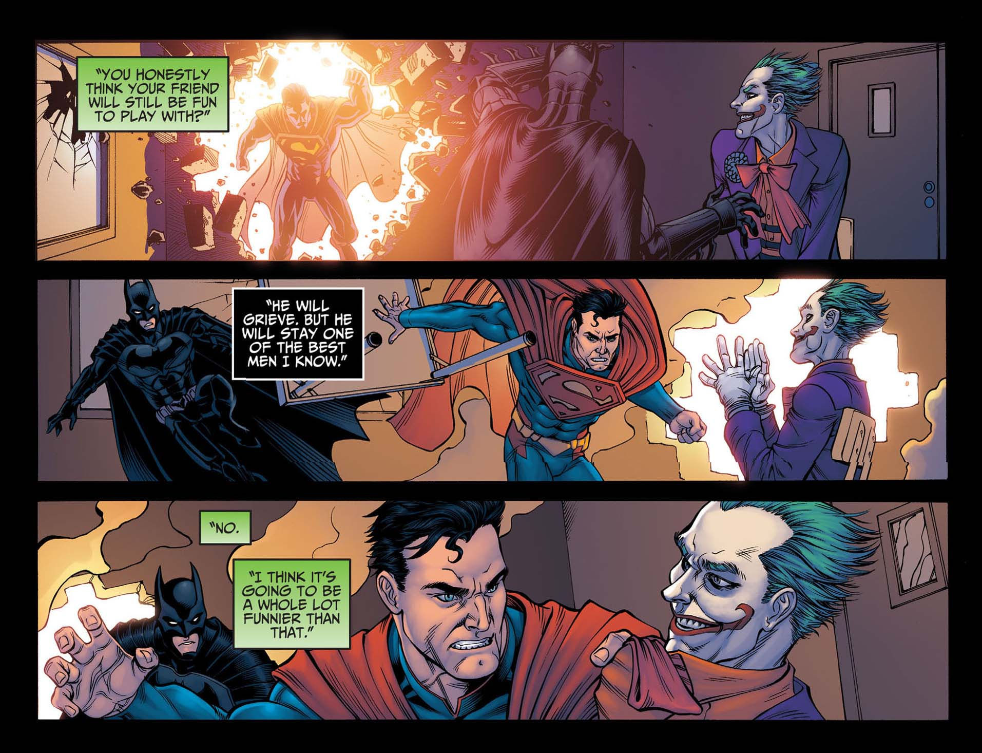 Wallpaper #jWjFIJMBSpphPi3-Li5624 The Joker Unleashing Superman Comicnewbies