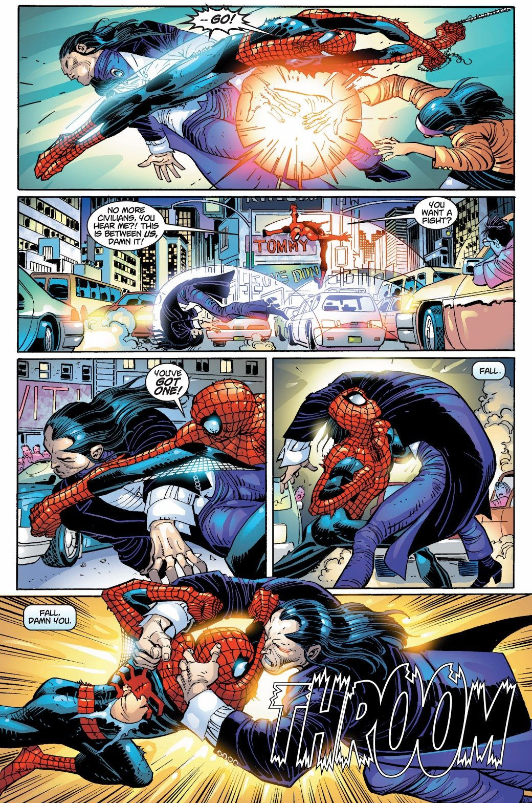 Wallpaper #rlj1M5MBzN9vxX34wDqo285 Spider Mans First Fight with Morlun Comicnewbies