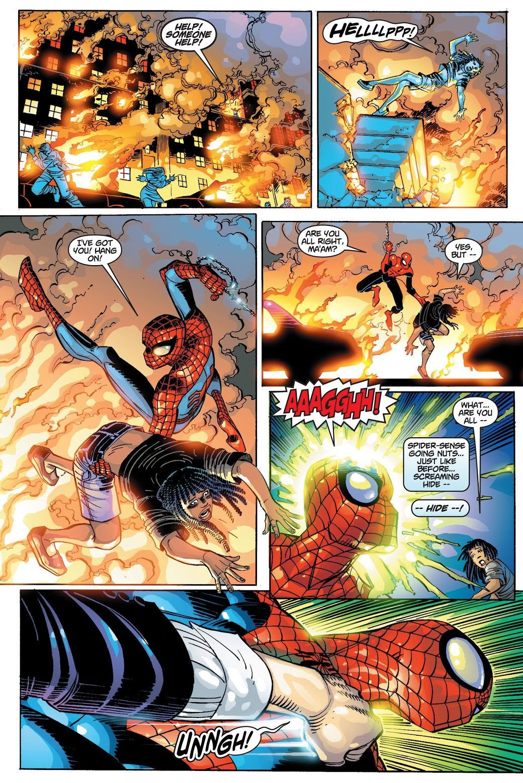 Wallpaper #rlj1M5MBzN9vxX34wDqo230 Spider Mans First Meeting with Morlun Comicnewbies