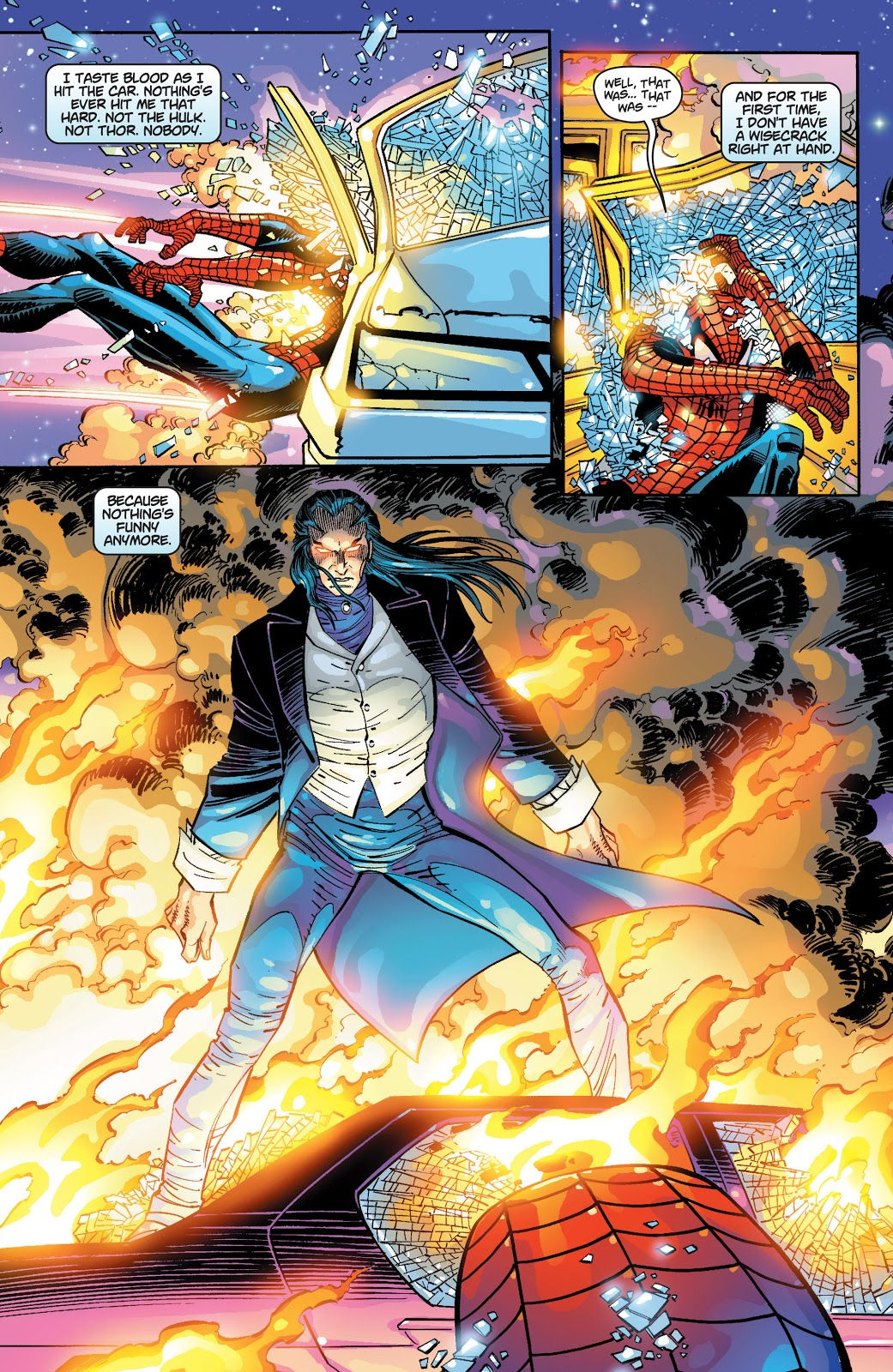Wallpaper #rlj1M5MBzN9vxX34wDqo234 Spider Mans First Meeting with Morlun Comicnewbies