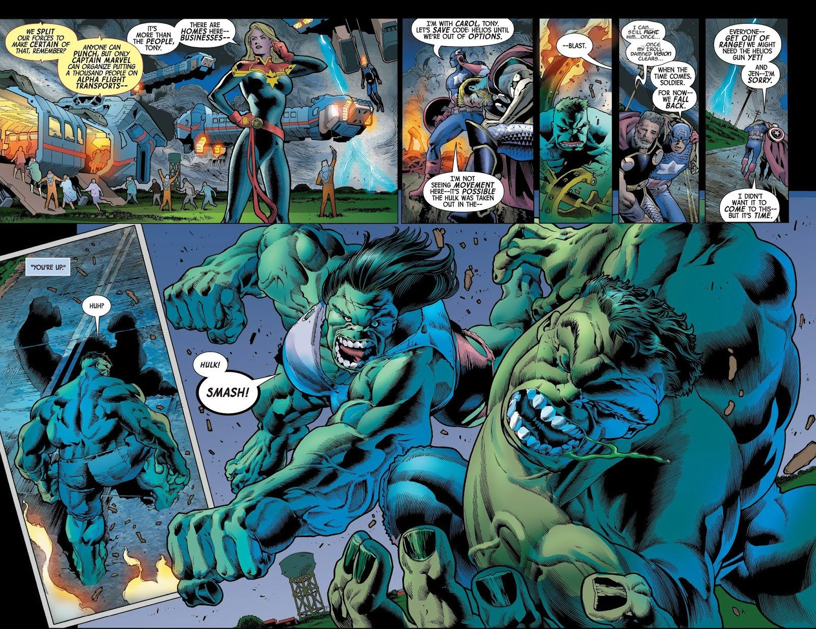Wallpaper #UmfnApMBSpphPi3-dbEP440 The Avengers vs the Immortal Hulk Comicnewbies