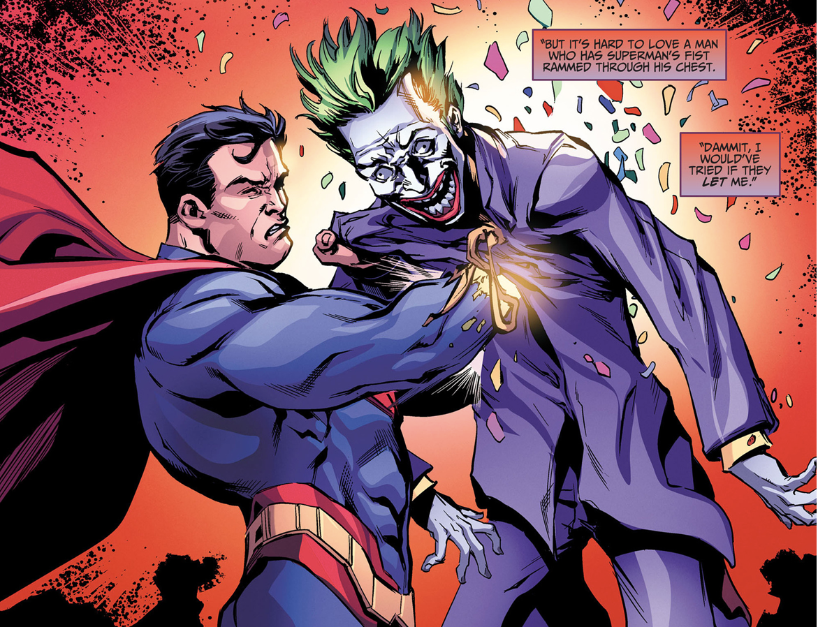 Wallpaper #jWjFIJMBSpphPi3-Li561 Superman Kills the Joker Injustice Ground Zero Comicnewbies