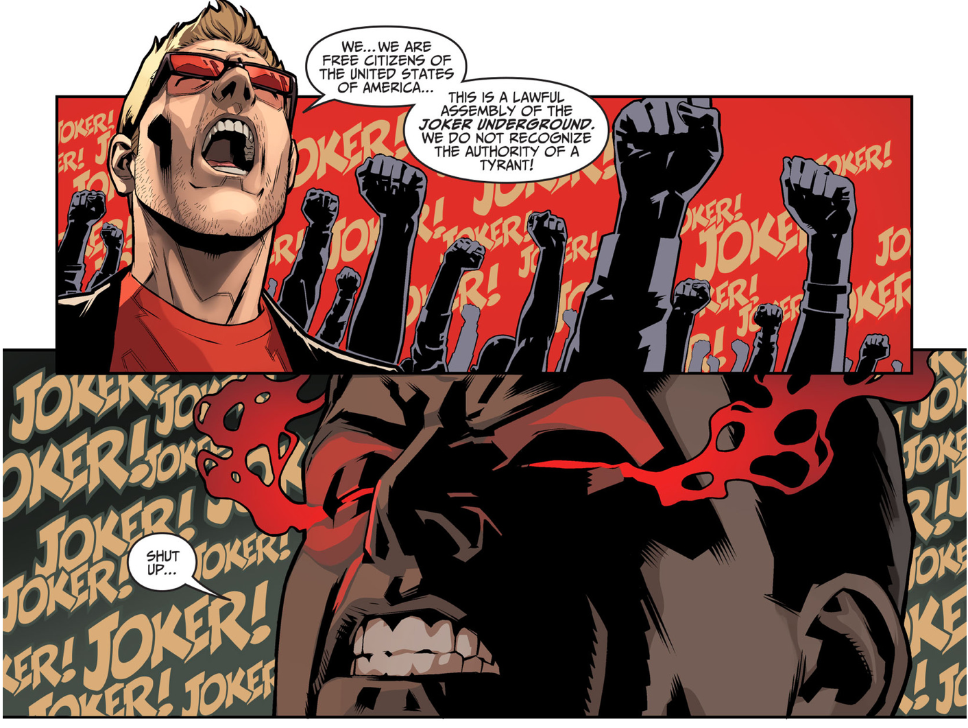 Wallpaper #jWjFIJMBSpphPi3-Li5611 Superman Kills the Joker Underground Group Comicnewbies