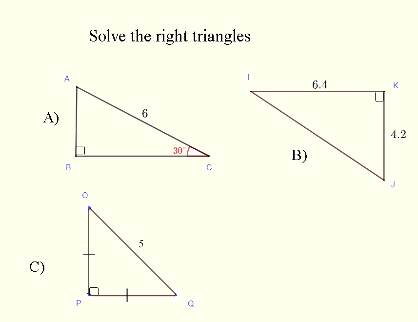 Wallpaper #NWfA5ZIBSpphPi3-3TGk58 Solve Right Triangles