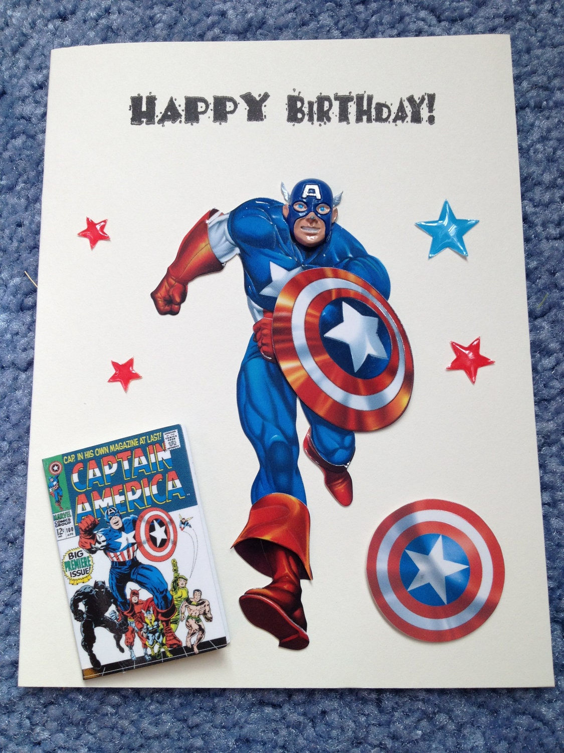 Wallpaper #jX328Y4Bnwiau_P66wpC17 Captain America Birthday Card