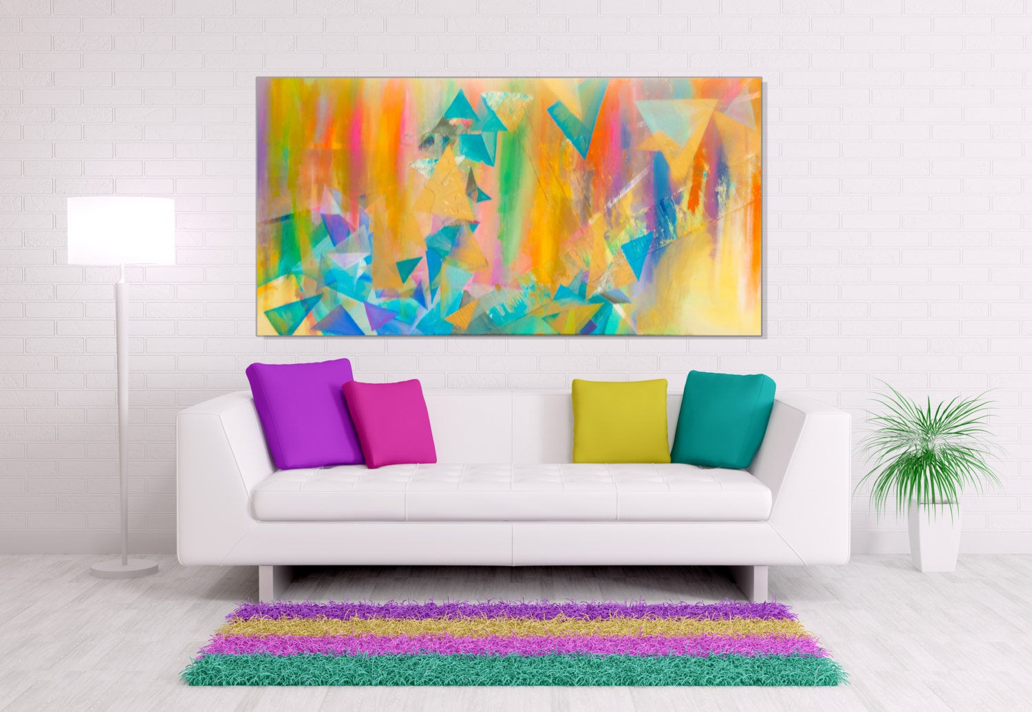 Wallpaper #W2g2IpMBSpphPi3-mTKk1 Modern Bright Canvas Wall Art Large 29 X by Classicrockcouture