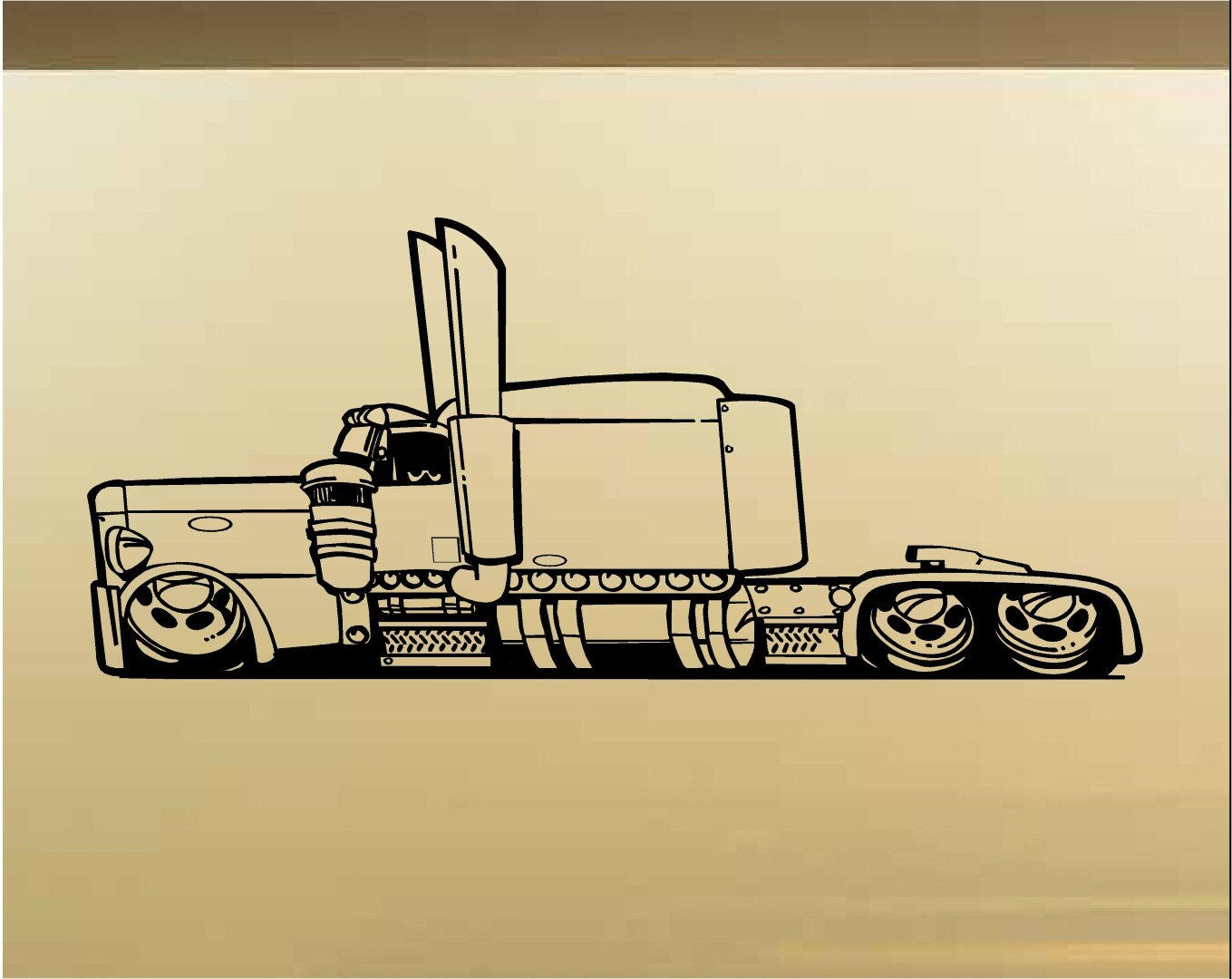 Wallpaper #rbg73JIBJvJKYCmEZfqB43 Low Rider Semi Truck Car Wall Decal Muscle Car Decals Muscle