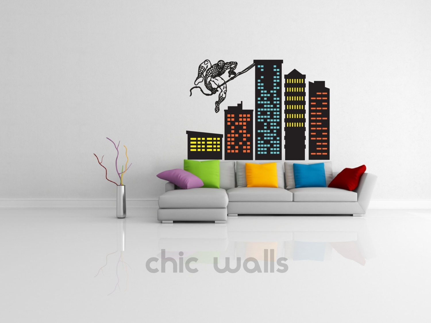 Wallpaper #O-pEV5MBlwTYPL18rBHC283 Spiderman Peel and Stick Wall Decals Funkthishousecom