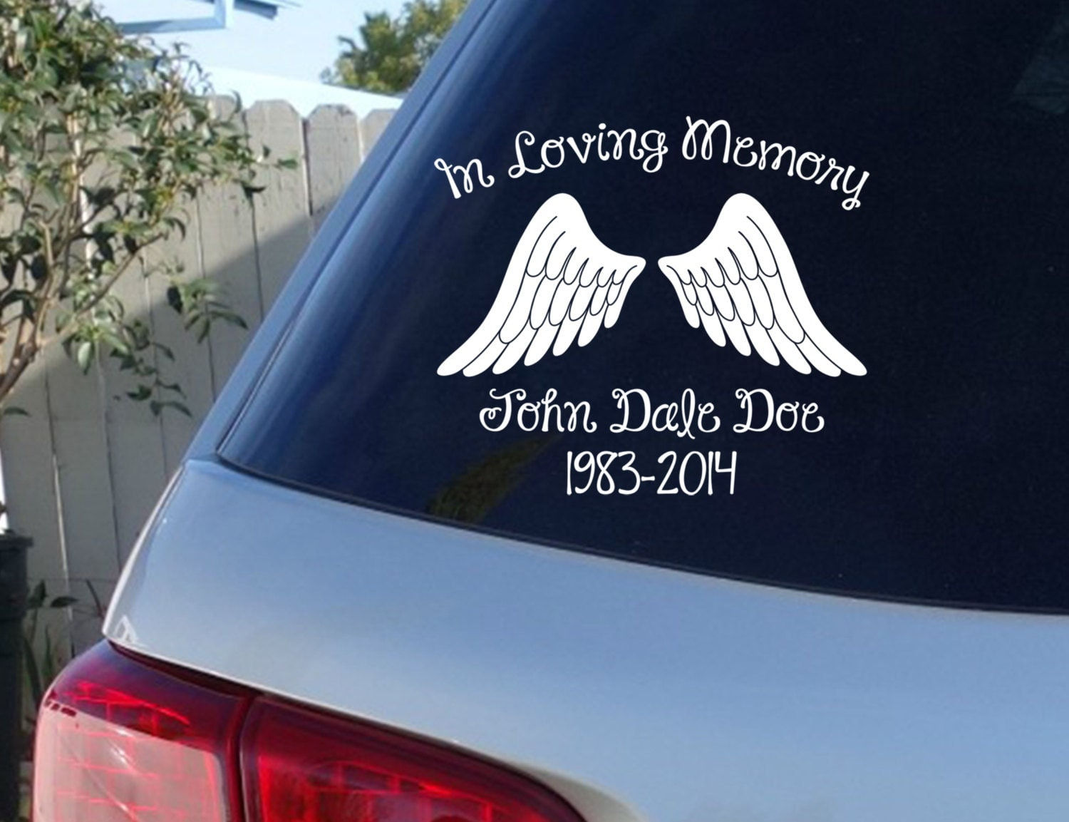 Wallpaper #dc4bd Custom Decal with Your Text Rear Window Decal Car Sticker Etsy