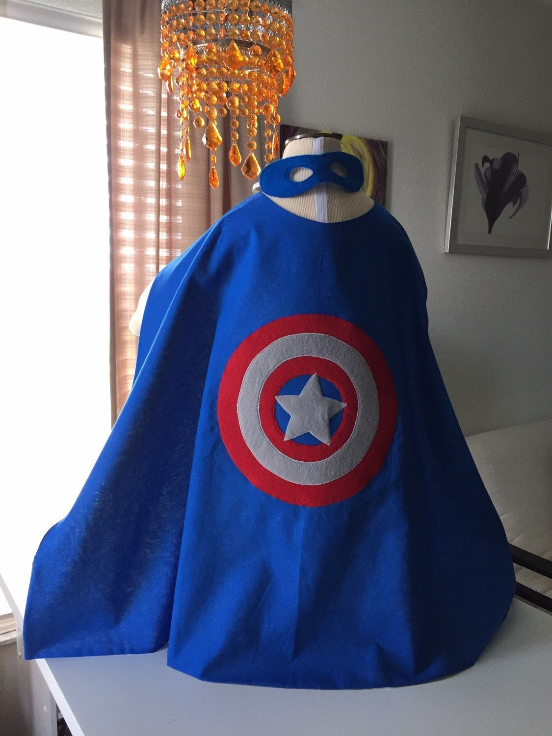 Wallpaper #4hkbKY8BtGB6xQ78uIcv14 Captain America Boy Superhero Cape and Mask