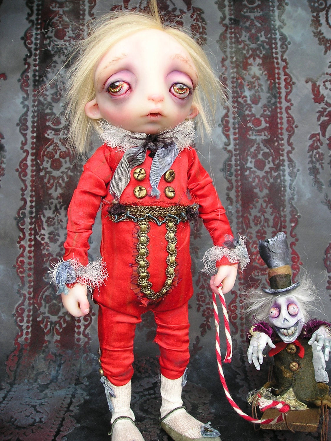 Wallpaper #JfQuOpMBKFX8bn3rLXjG422 Ooak Victorian Gothic Macabre Ghost Doll by Gail Lackey