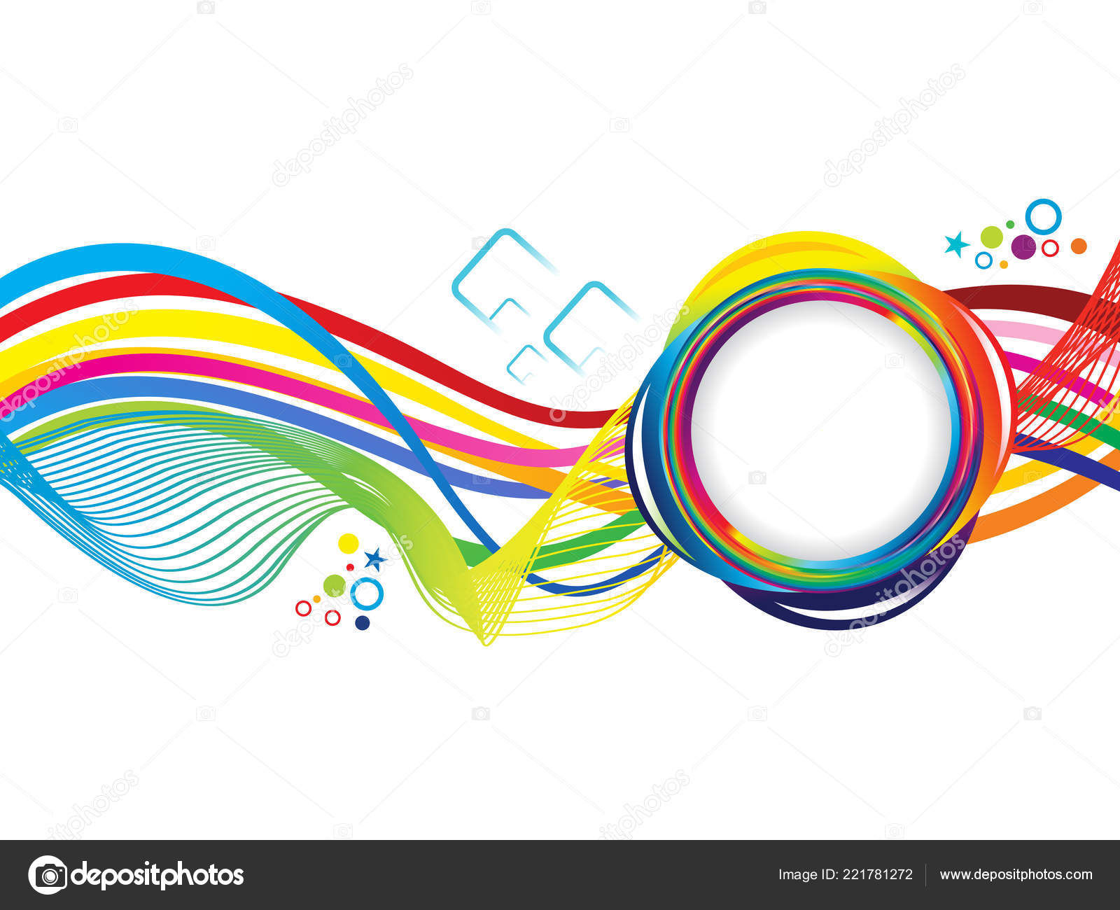 Wallpaper #A23NaZcBycdYOYFT2nGj72 Abstract Artistic Creative Colorful Wave Background Vector Illustration