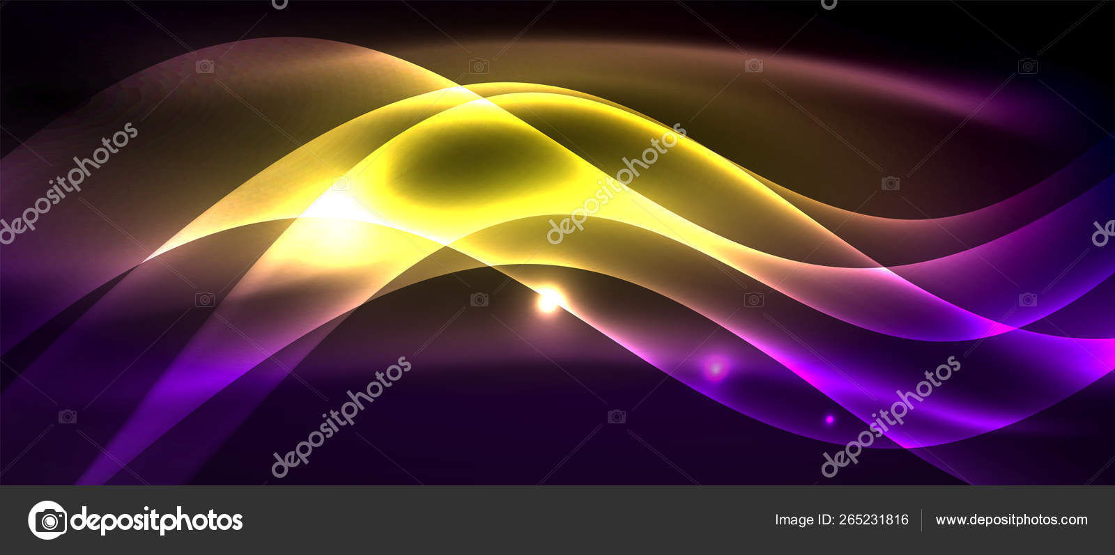 Wallpaper #A0ApMJMBJhL2WPbazsCh365 Neon Light Waves Stock Vector Image by Akomov 265231816