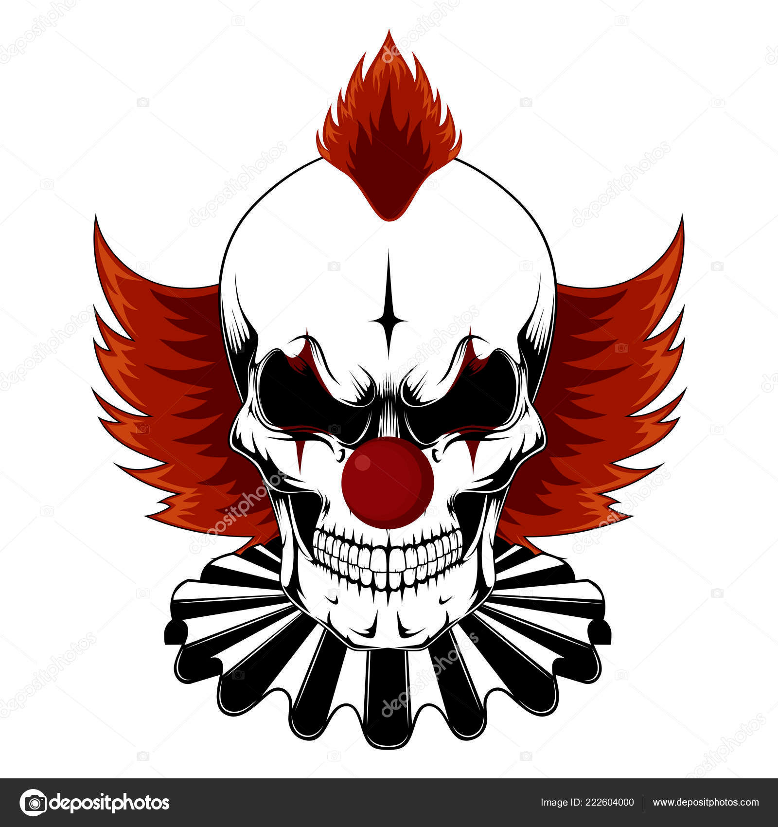 Wallpaper #dwO7YpMBpyOg8YnEENNL86 Killer Clown Skull Drawings