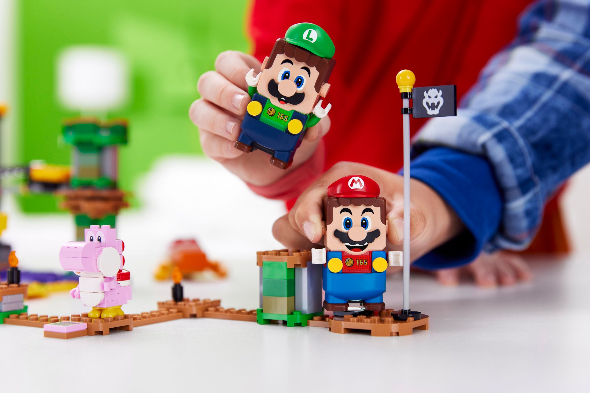 Wallpaper #Kx3VLZMBlOZrFDOkdNK012 Dlia Lego Super Mario Poiavilsia Geroi Lego Luigi I Novye Nabory