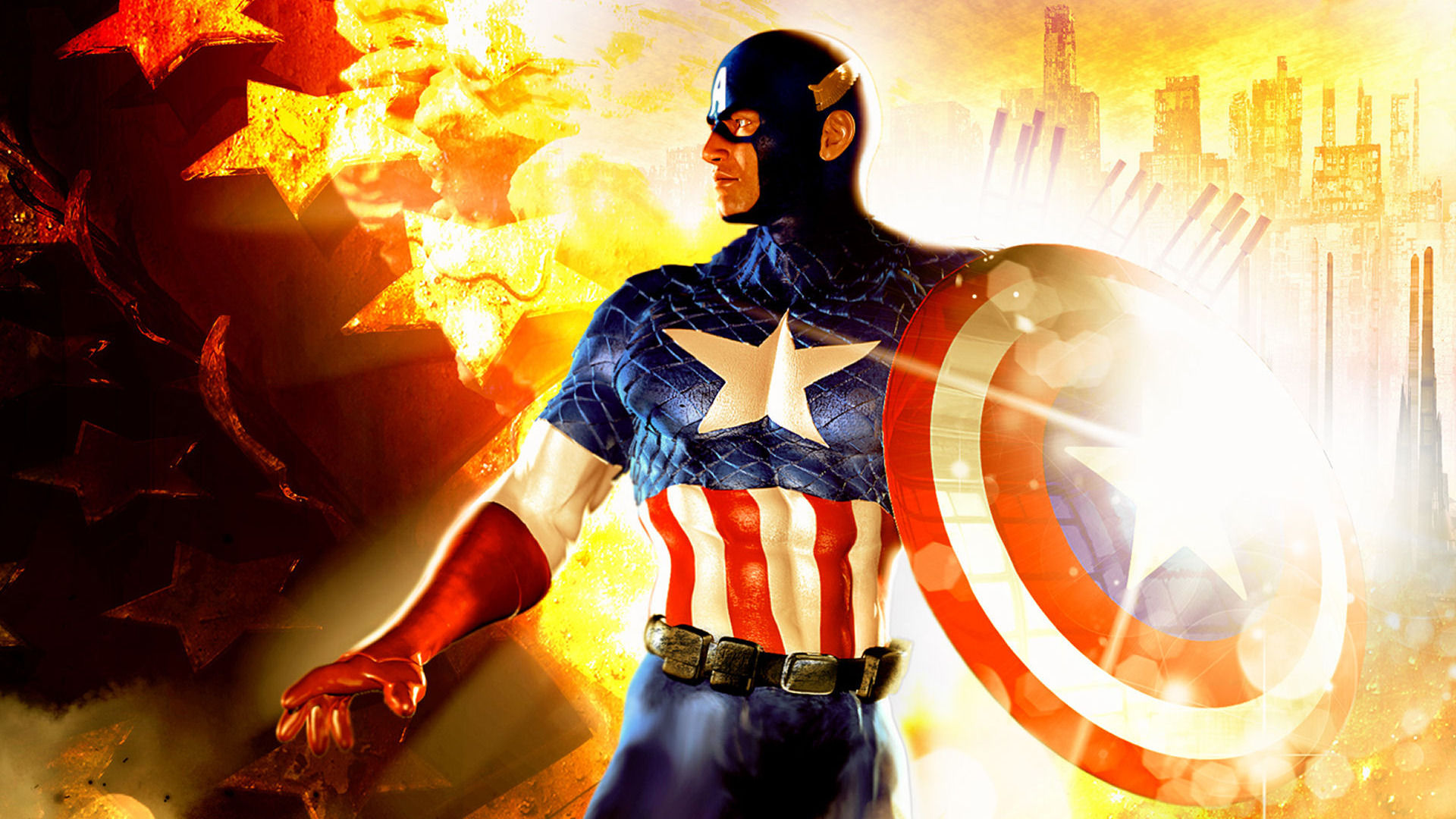 Wallpaper #lvTTOpMBKFX8bn3r-Hnv351 Capitan America Wallpaper PC Captain America Mjolnir Hammer Shield