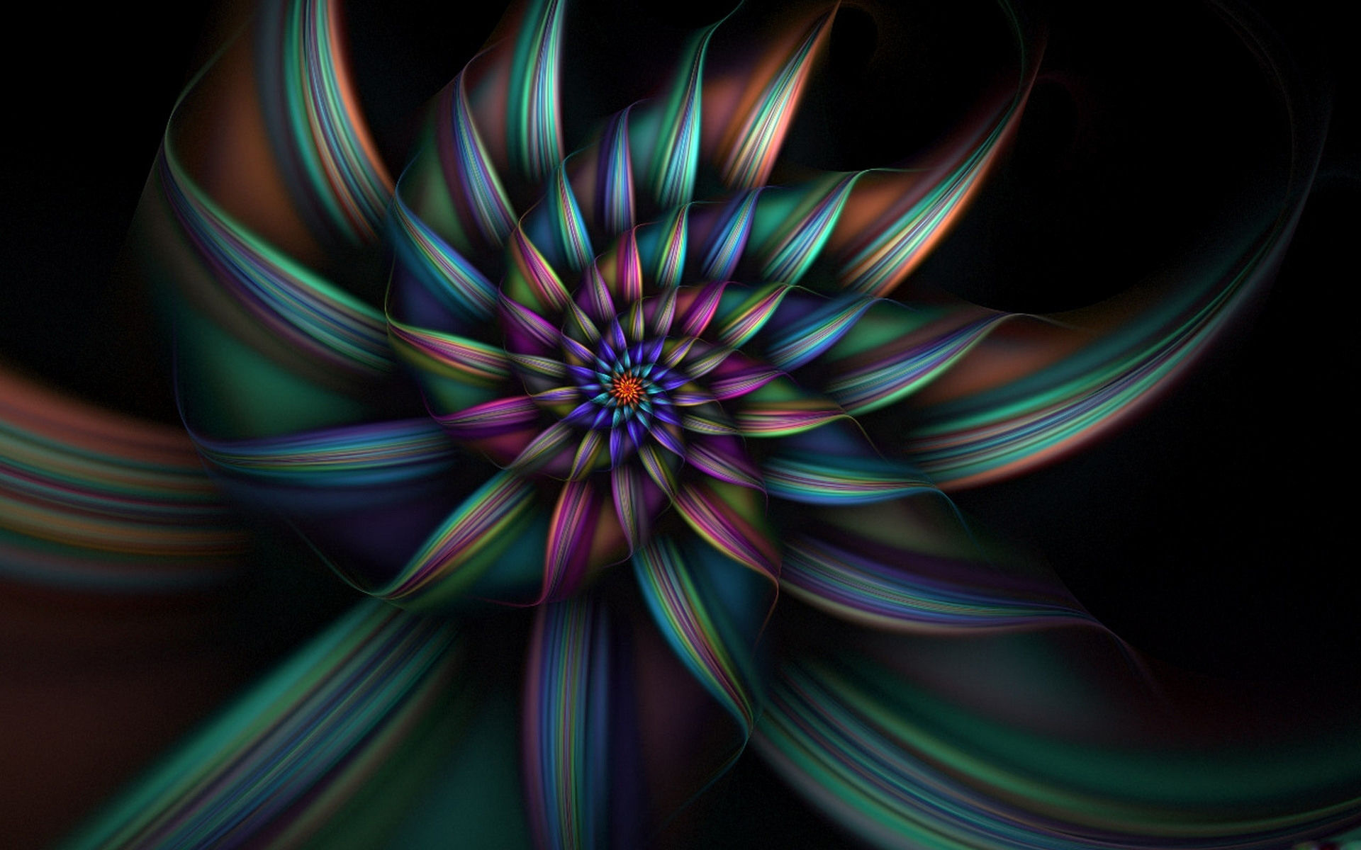 Wallpaper #OnOTgI4BFI5NbQksdxhc12 Multicolor Pinwheel Fractal Flower