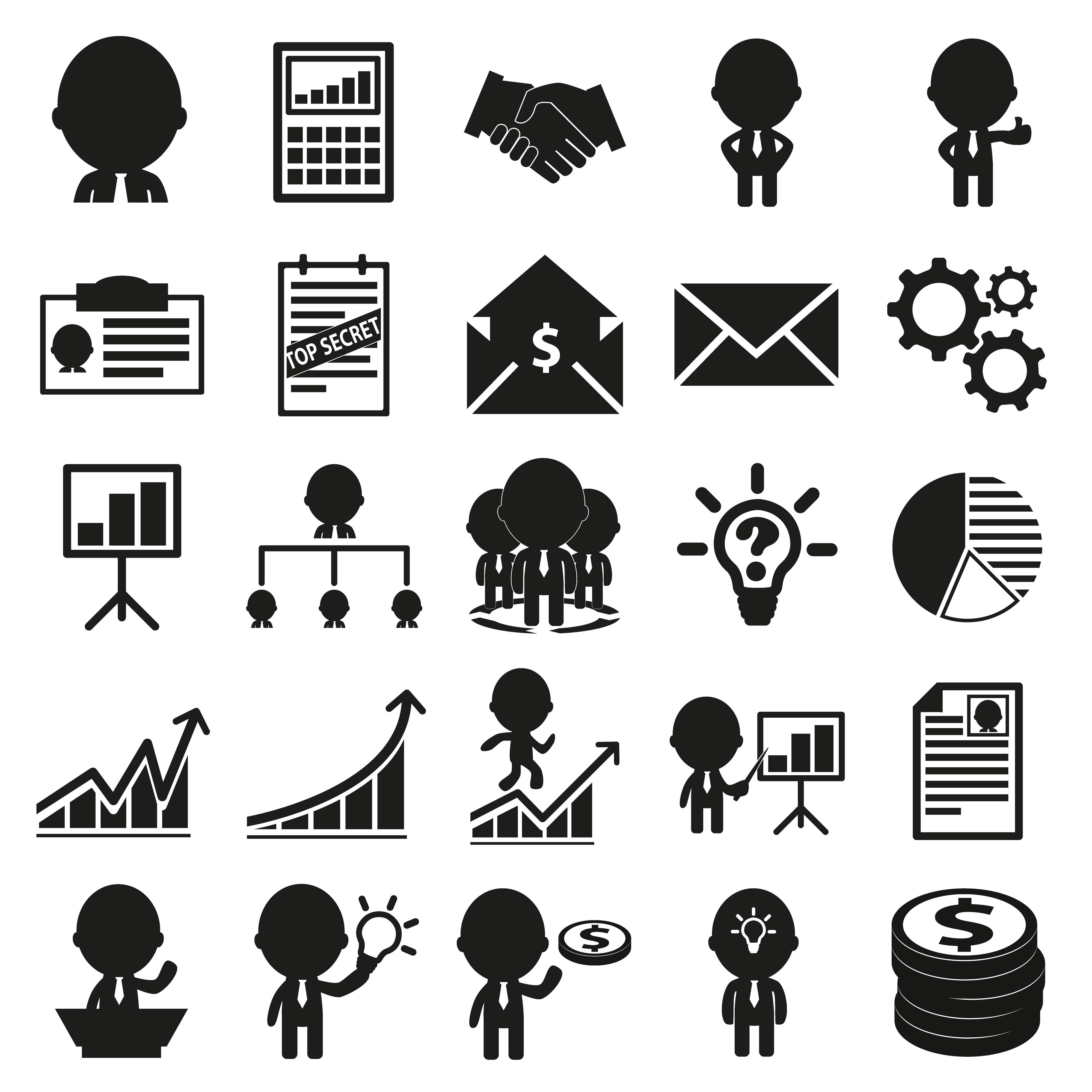 Wallpaper #wZyy4ZIBZHQxiYarrLy437 25 Business Icons Set Icons on Creative Market