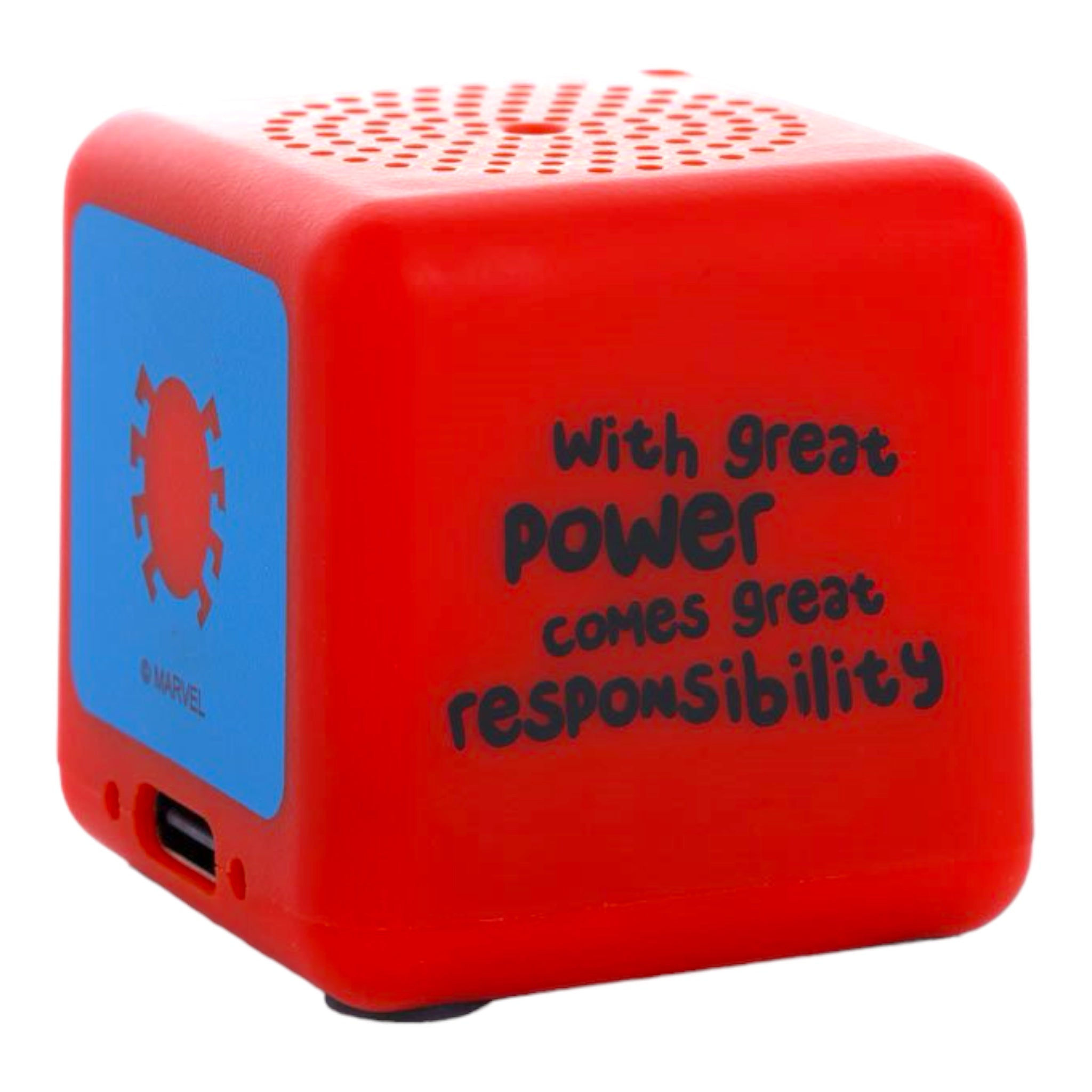 Wallpaper #_Wc19pIBSpphPi3-Z4I2316 Spider Man Web Face Square Bitty Bluetooth Mini Speaker Deep Nerdd