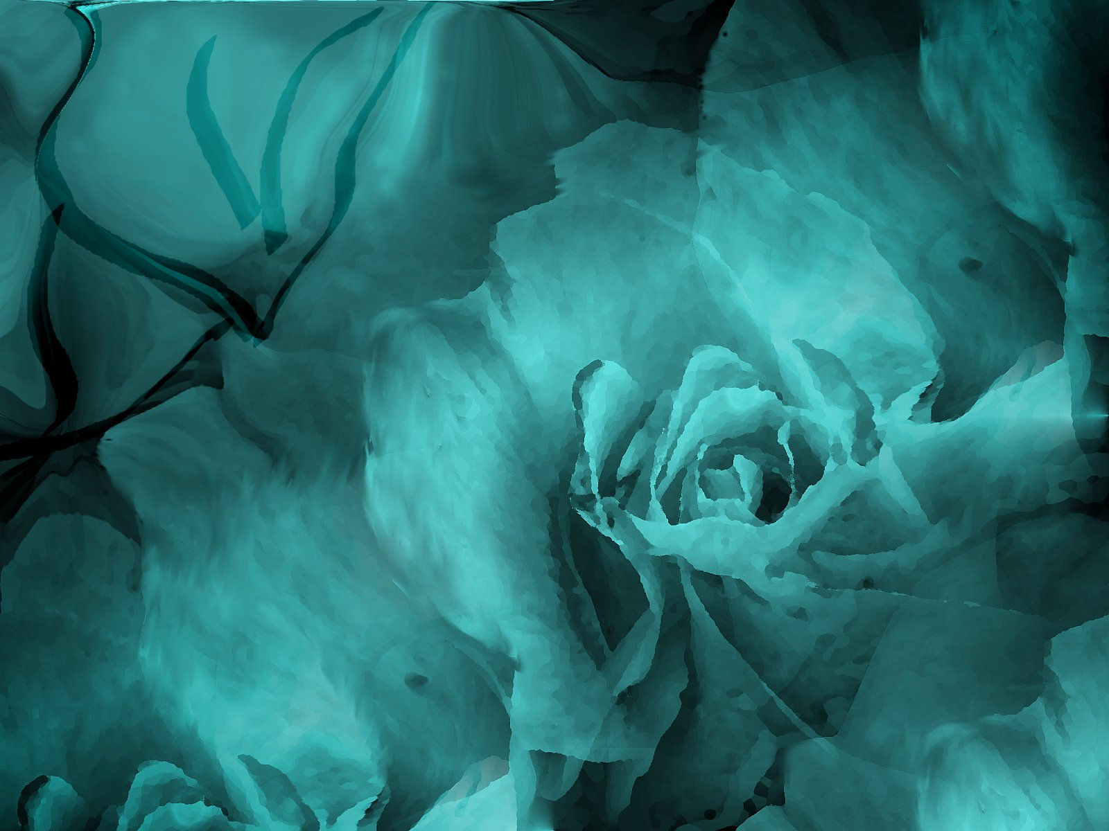 Wallpaper #zGhWIpMBSpphPi3-CTJk21 Download Teal Artistic Flower Wallpaper