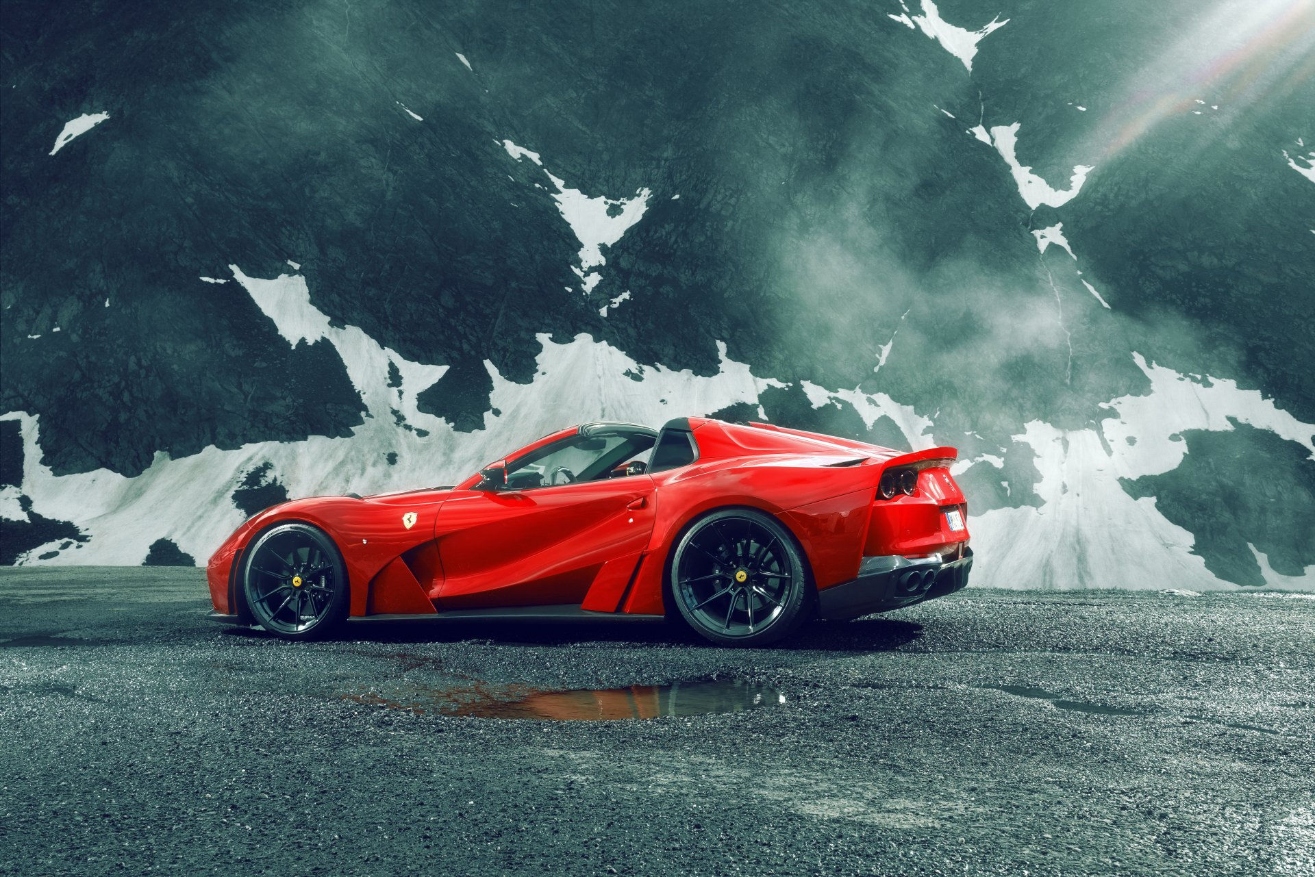 Wallpaper #4hkdJI8BtGB6xQ78oYT813 Red 2021 Novitec Ferrari 812 Gts N Largo