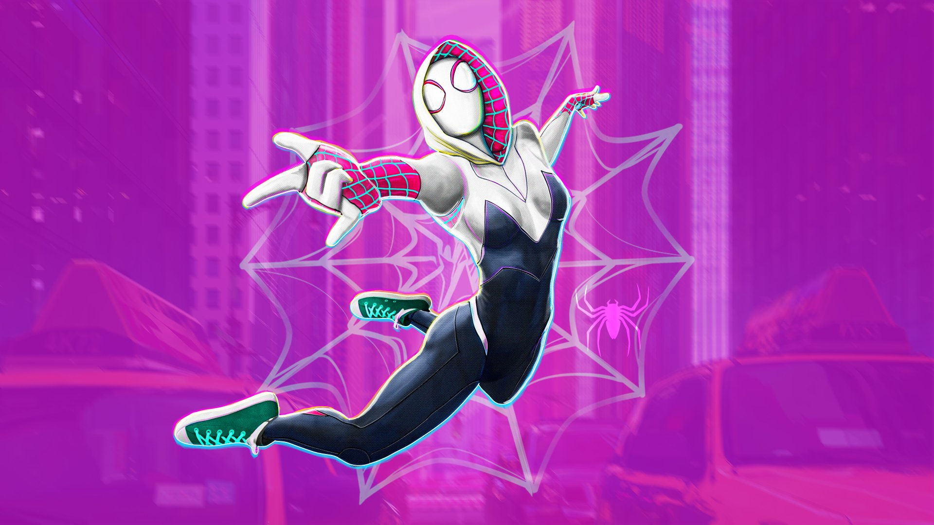 Wallpaper #x_SDOpMBKFX8bn3rH3iq233 Spider Gwen by Erart