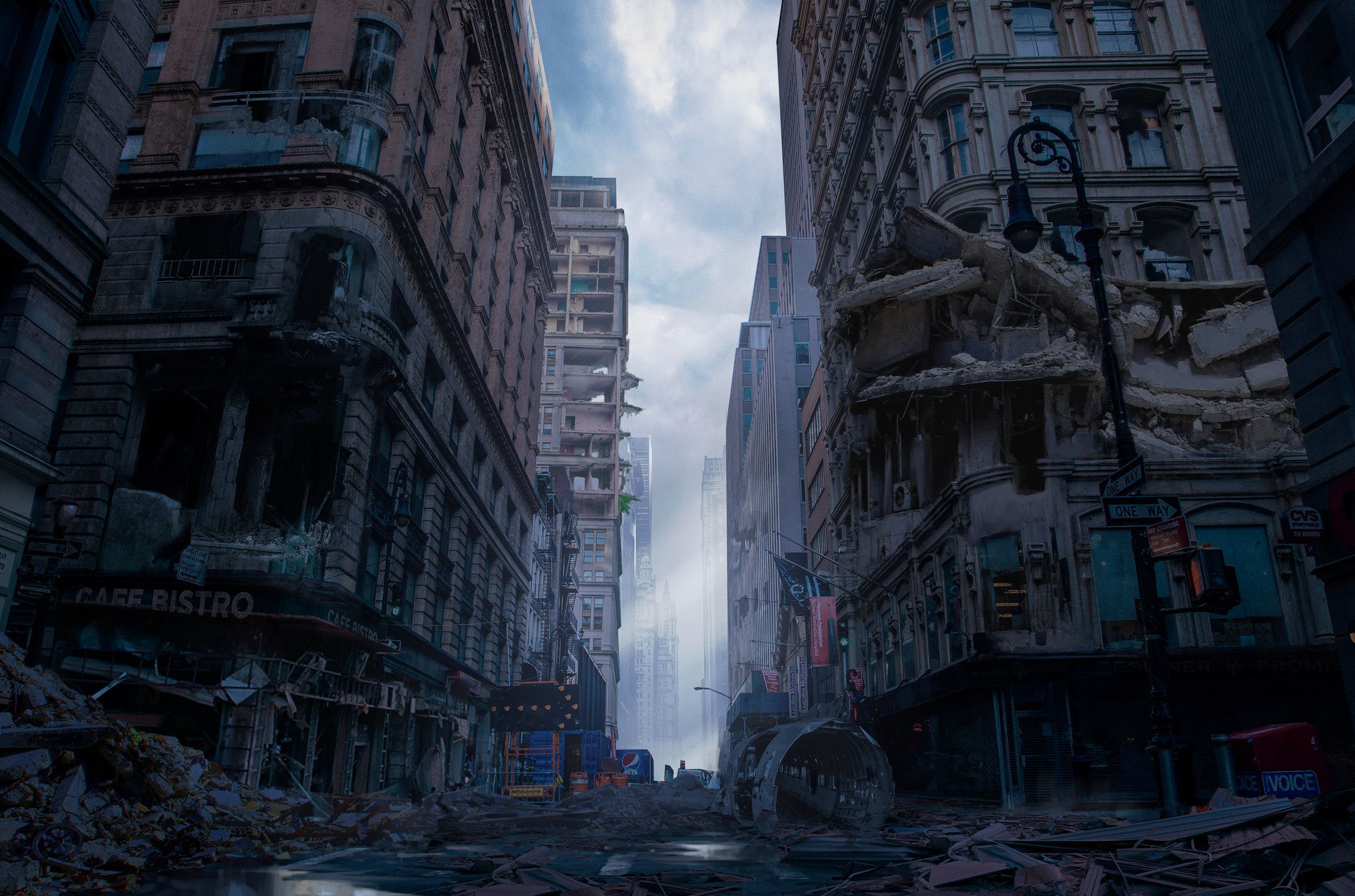 Wallpaper #uWhoHJMBSpphPi3-SyK8118 Post Apocalyptic City Wallpaper