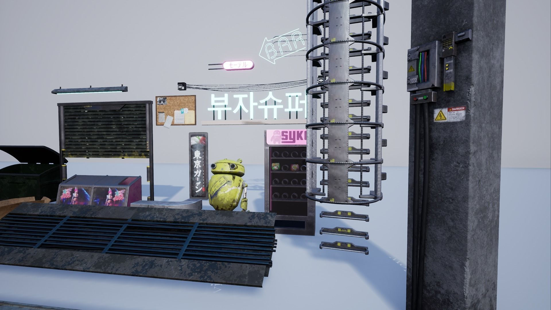 Wallpaper #dkU2lI4B7YBJg1BVip_032 3D Model Cyberpunk Grunge Sci Fi Asset Pack Vr Ar Low Poly Cgtrader
