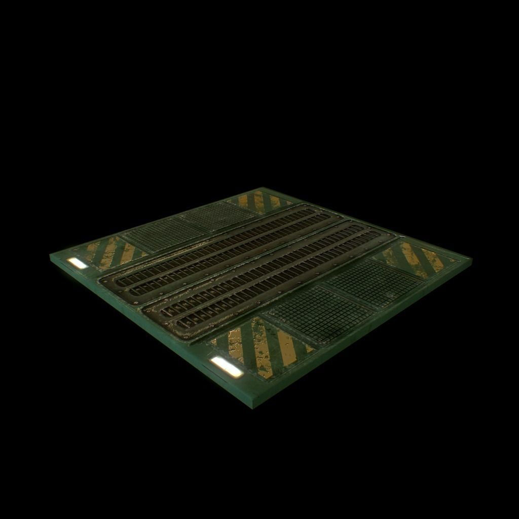 Wallpaper #5WjrF5MBSpphPi3-rxCo86 Sci Fi Floor Panel 3D Model Game Ready Obj 3ds Fbx C4d Lwo Lw
