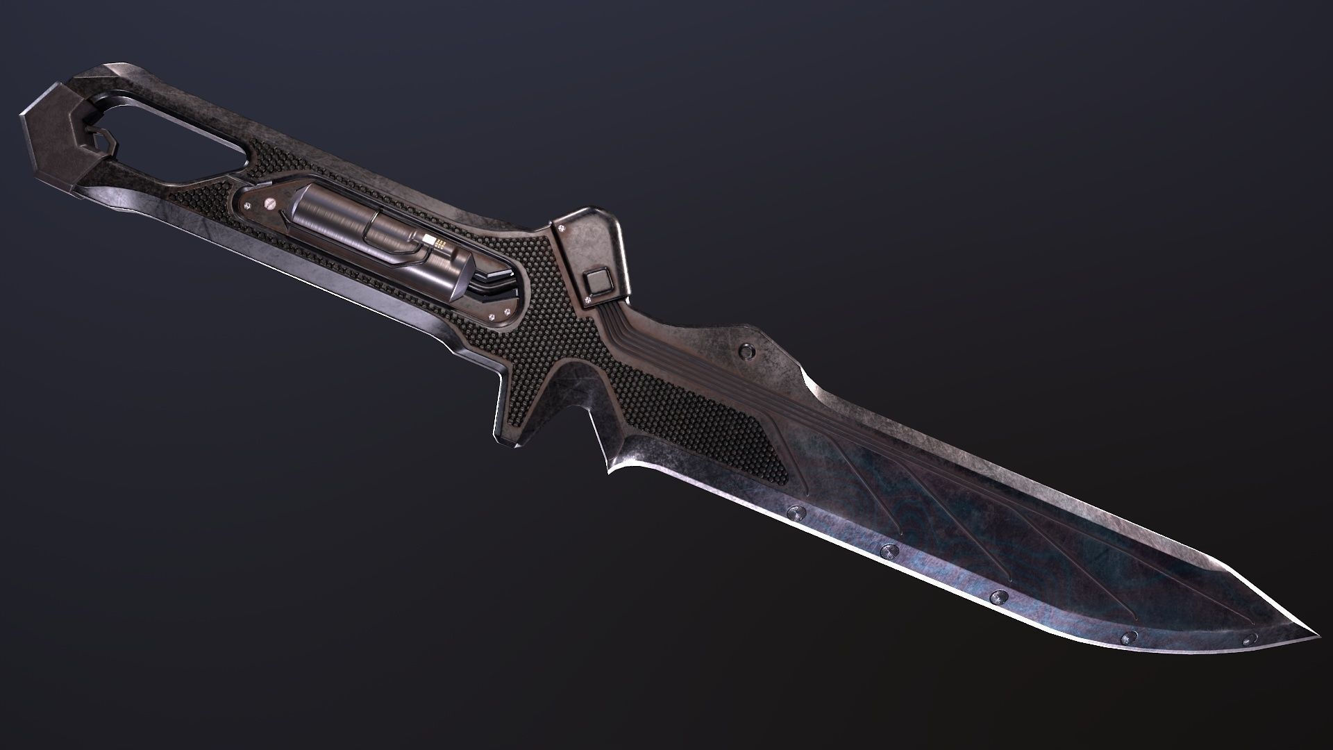 Wallpaper #P5xj4ZIBZHQxiYarX7u0177 3D Model Cyberpunk Knife Vr Ar Low Poly Cgtrader