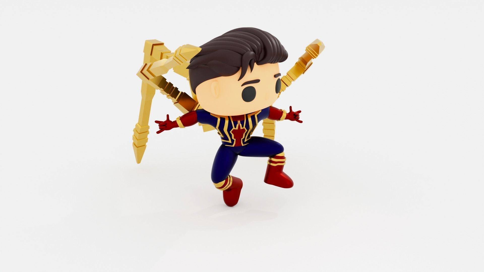 Wallpaper #j6U0MpMB0vj5YdARHNPk341 Spider Man Iron Spider Suit Funko Pop 3D Model Cgtrader