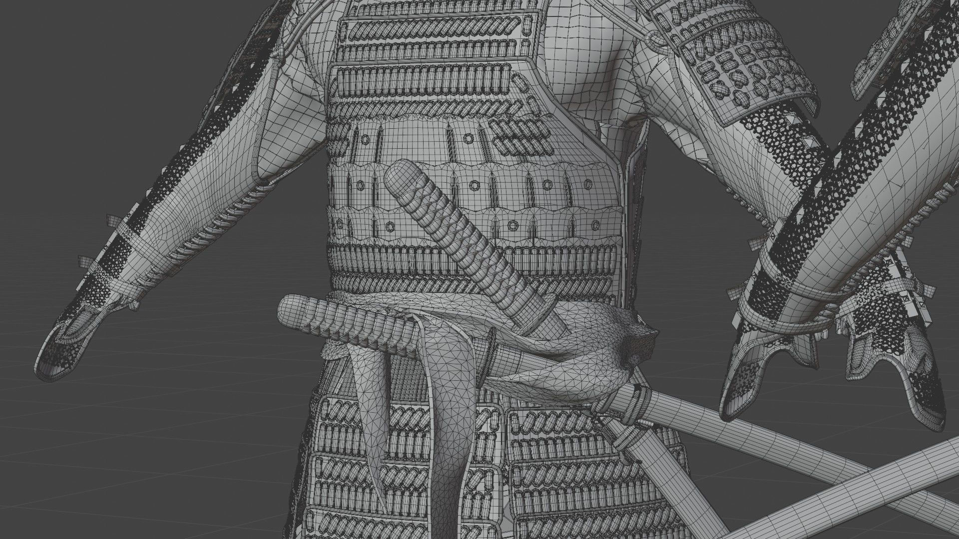 Wallpaper #Yhl4Ao8BtGB6xQ78Kkqy55 Medieval Japanese Samurai 3D Model Cgtrader