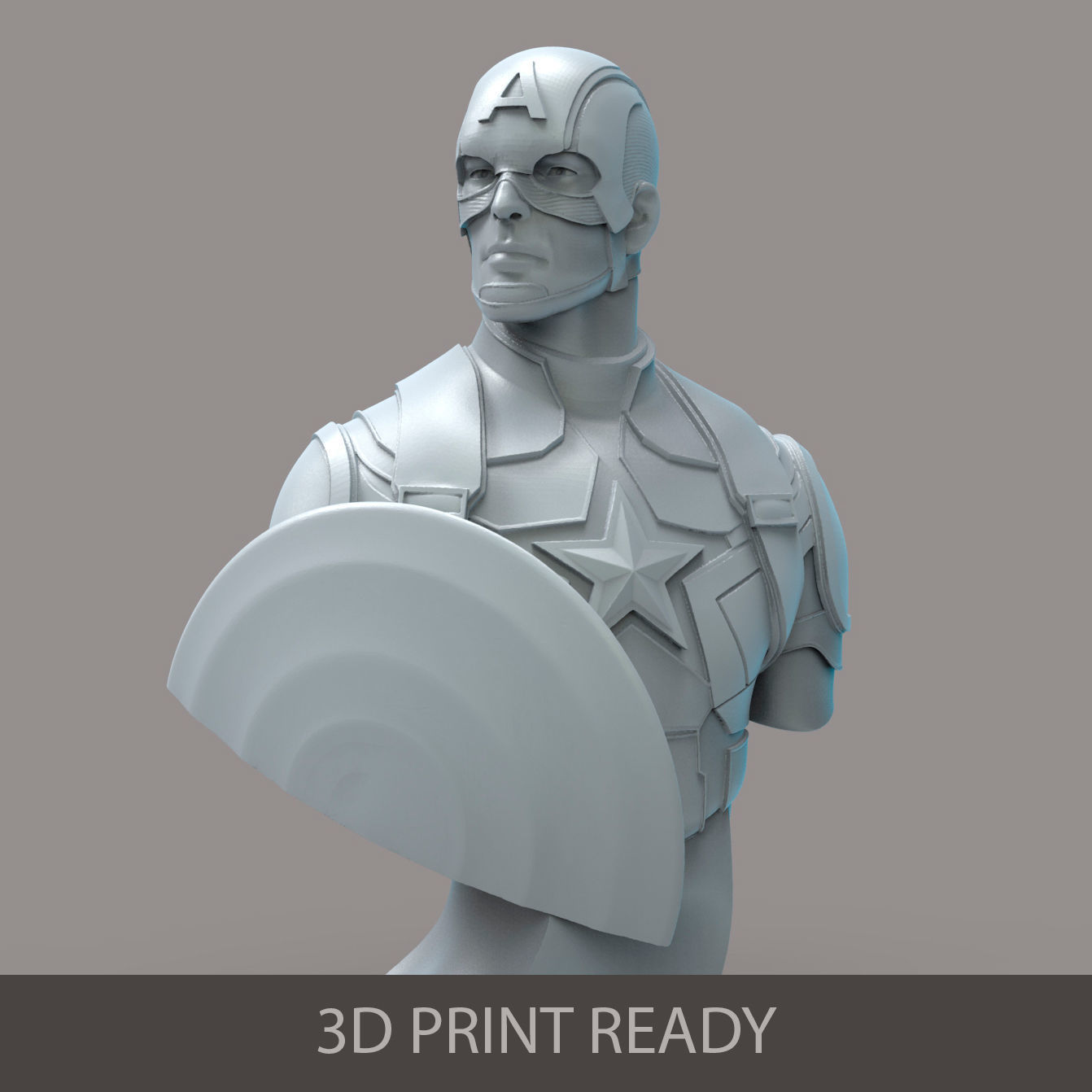 Wallpaper #DxXDto4BmMigT4Un6lRQ7 Captain America 3D Model 3D Printable Cgtrader