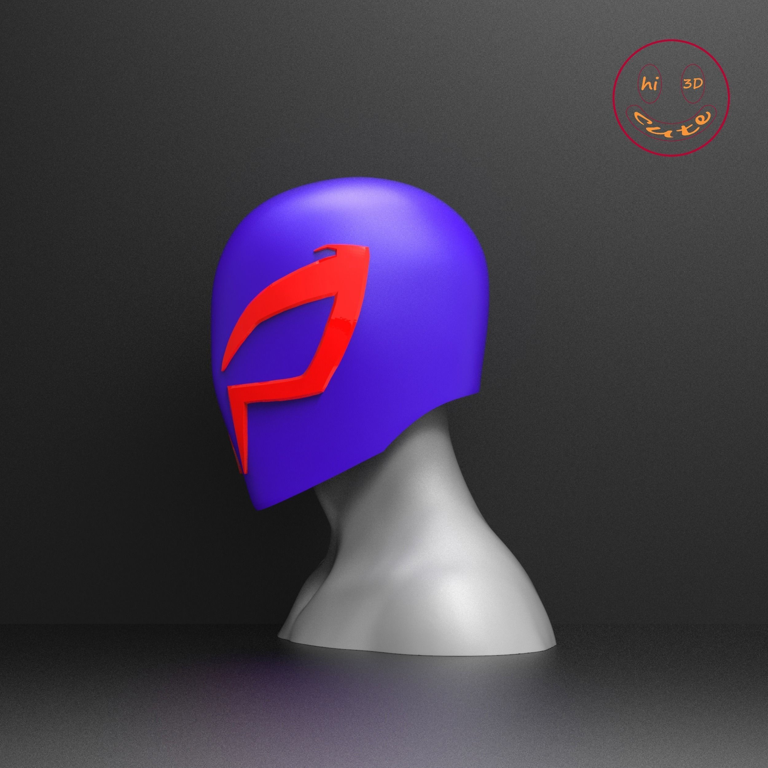 Wallpaper #6WhhGpMBSpphPi3-HhvO40 Spider Man 2099 Mask 3D Model 3D Printable Cgtrader